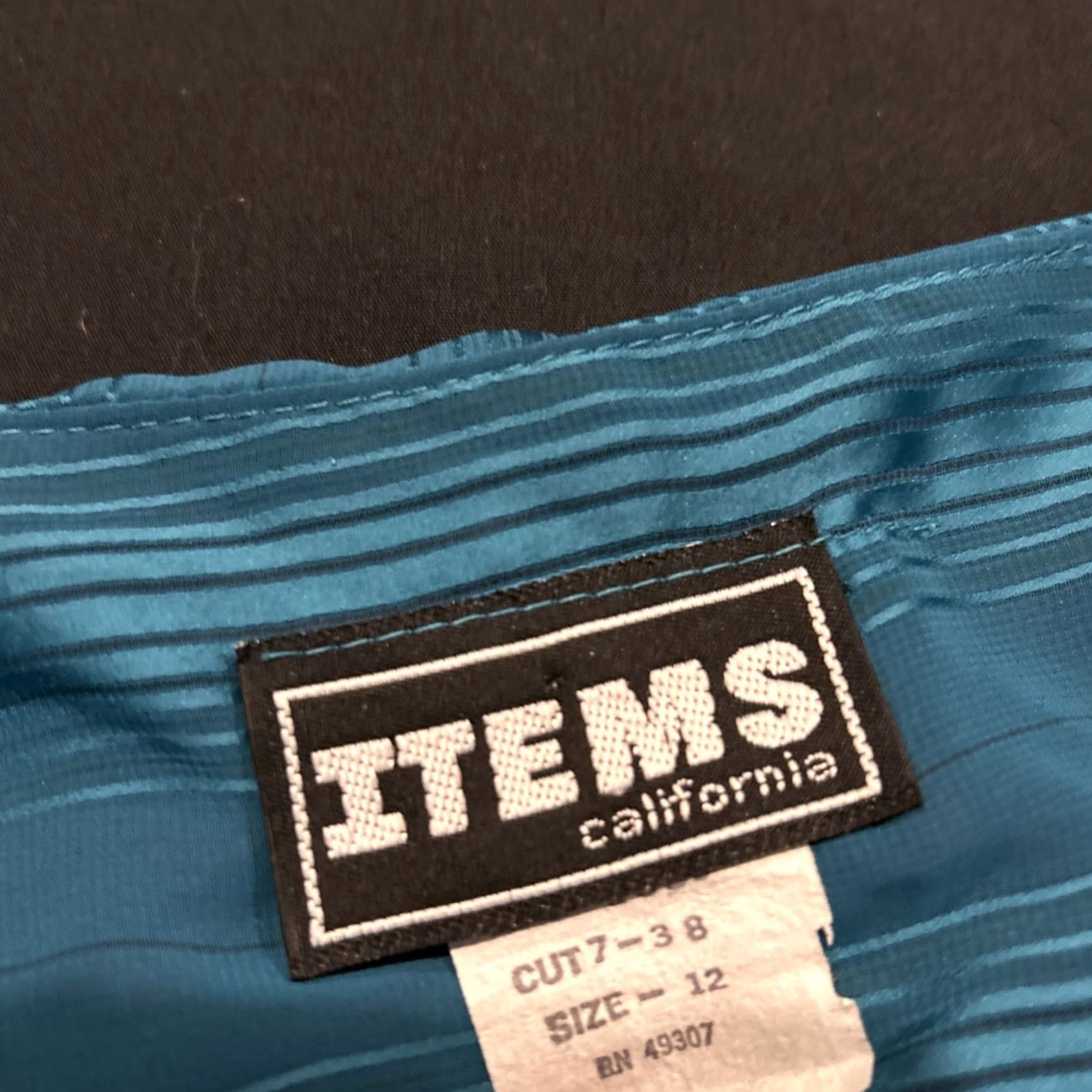 Vintage VINTAGE Items California Dress Size 12 Teal Striped Puff Sleeves Elastic Waist A24 VTG Women Size XL / US 12-14 / IT 48-50 - 2 Thumbnail