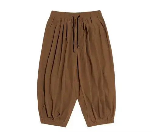 Japanese Brand 20SS Indigo Union Japan Brown Relaxed Fit Worker Pants Size US 31 - 1 Thumbnail