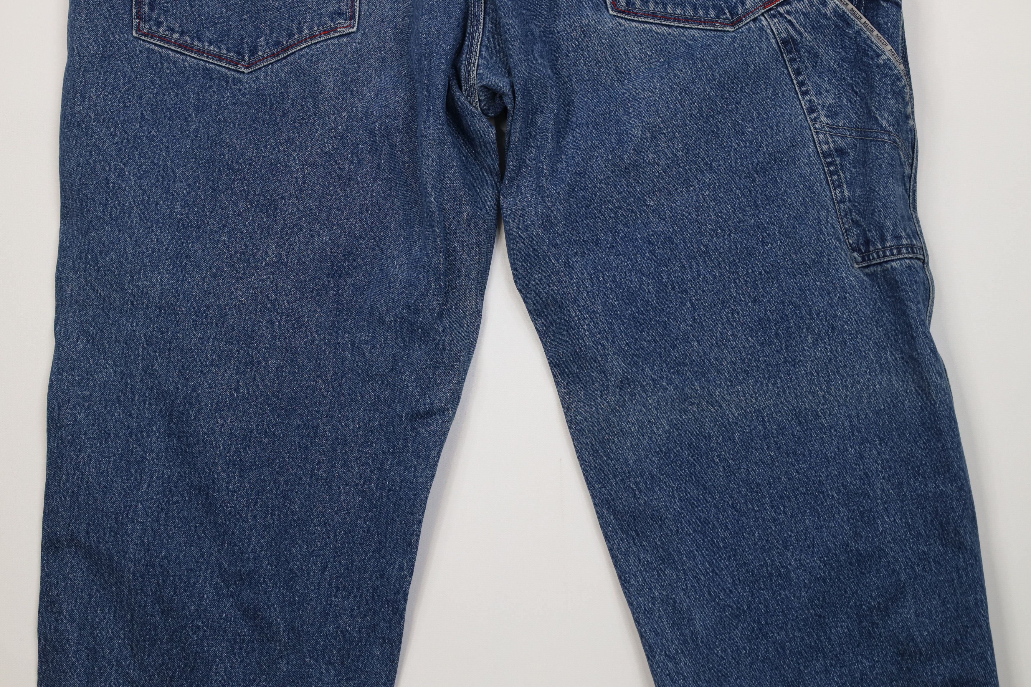 Vintage Vintage 90s Y2K Streetwear Baggy Wide Leg Denim Jeans Blue Size US 44 / EU 60 - 12 Thumbnail