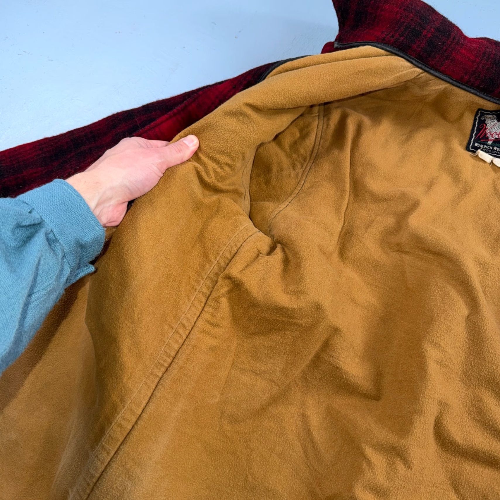 Vintage VINTAGE Woolrich Mackinaw Jacket Buffalo Plaid Red Wool Adult L Hunting Workwear Mens Size US L / EU 52-54 / 3 - 6 Thumbnail