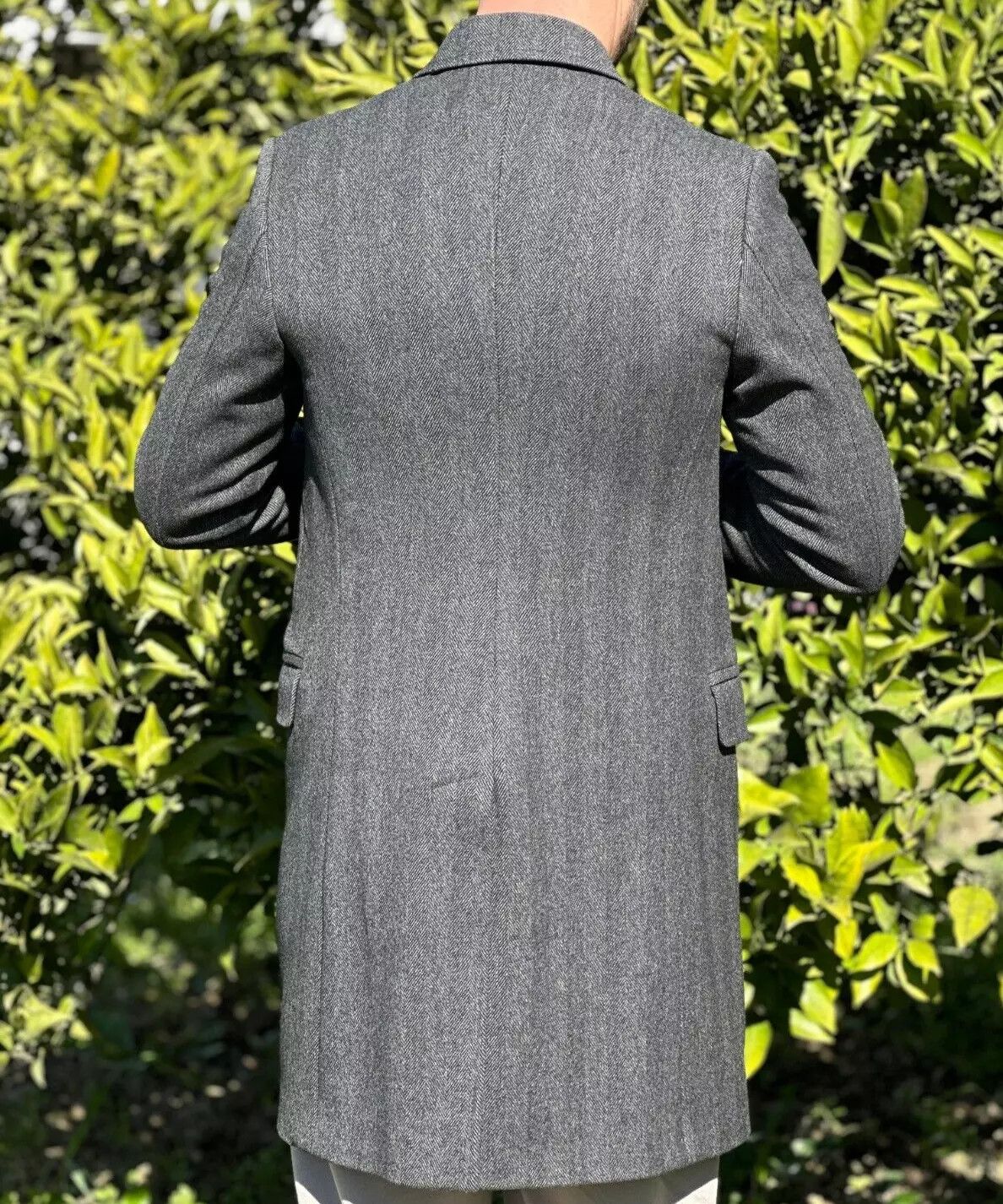 Fay Fay Trench Coat Knit Made Special Elements Size M Slim F Size US M / EU 48-50 / 2 - 7 Thumbnail