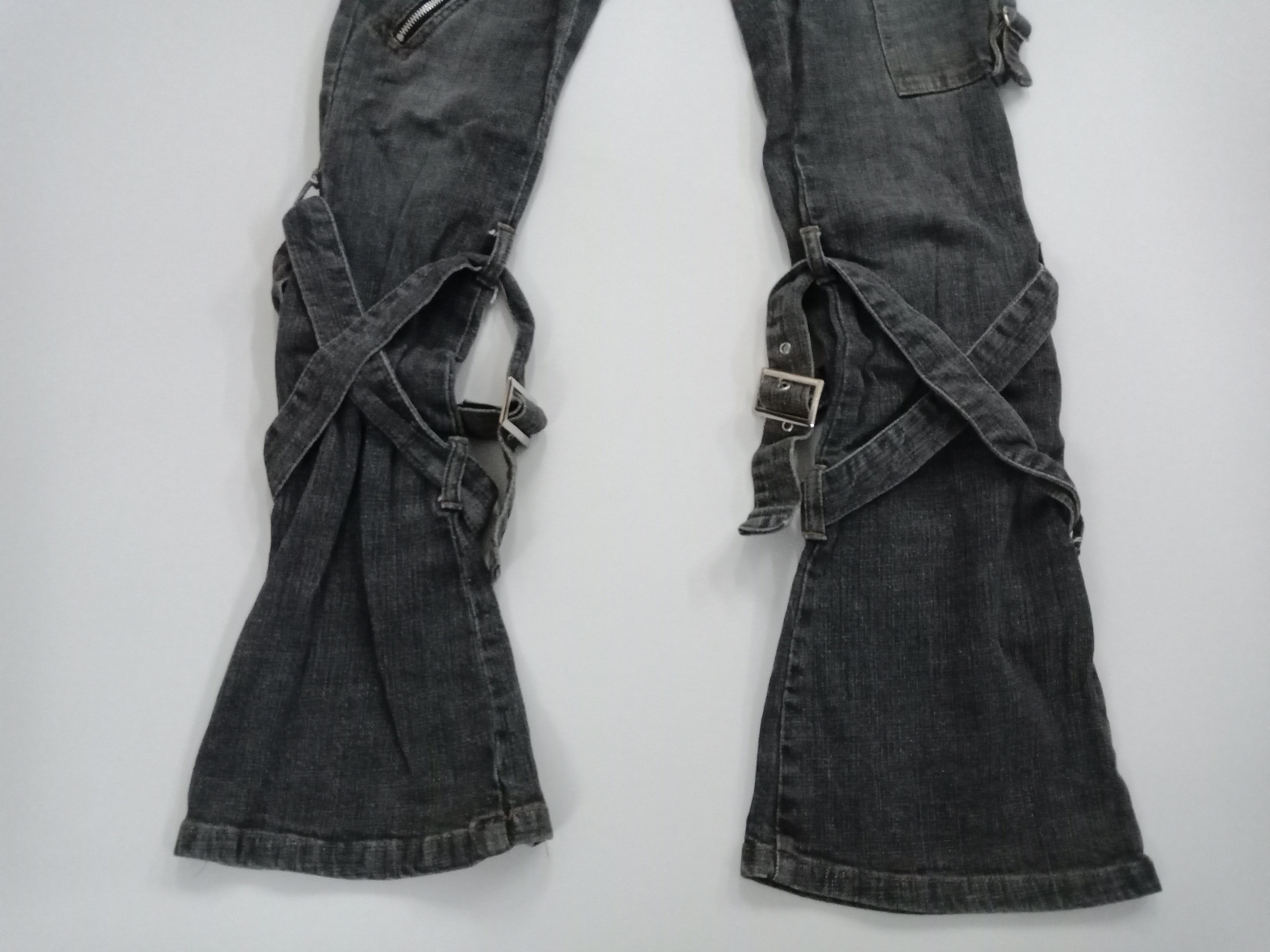 Le Grande Bleu (L.G.B.) N23 Bondage Flare Pants #P1 Size US 29 - 3 Thumbnail