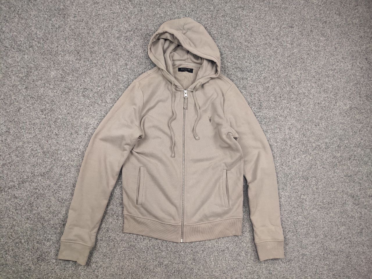 Allsaints Allsaints design Raven Cotton Zip Casual Hoodie Vintage Size US S / EU 44-46 / 1 - 8 Thumbnail