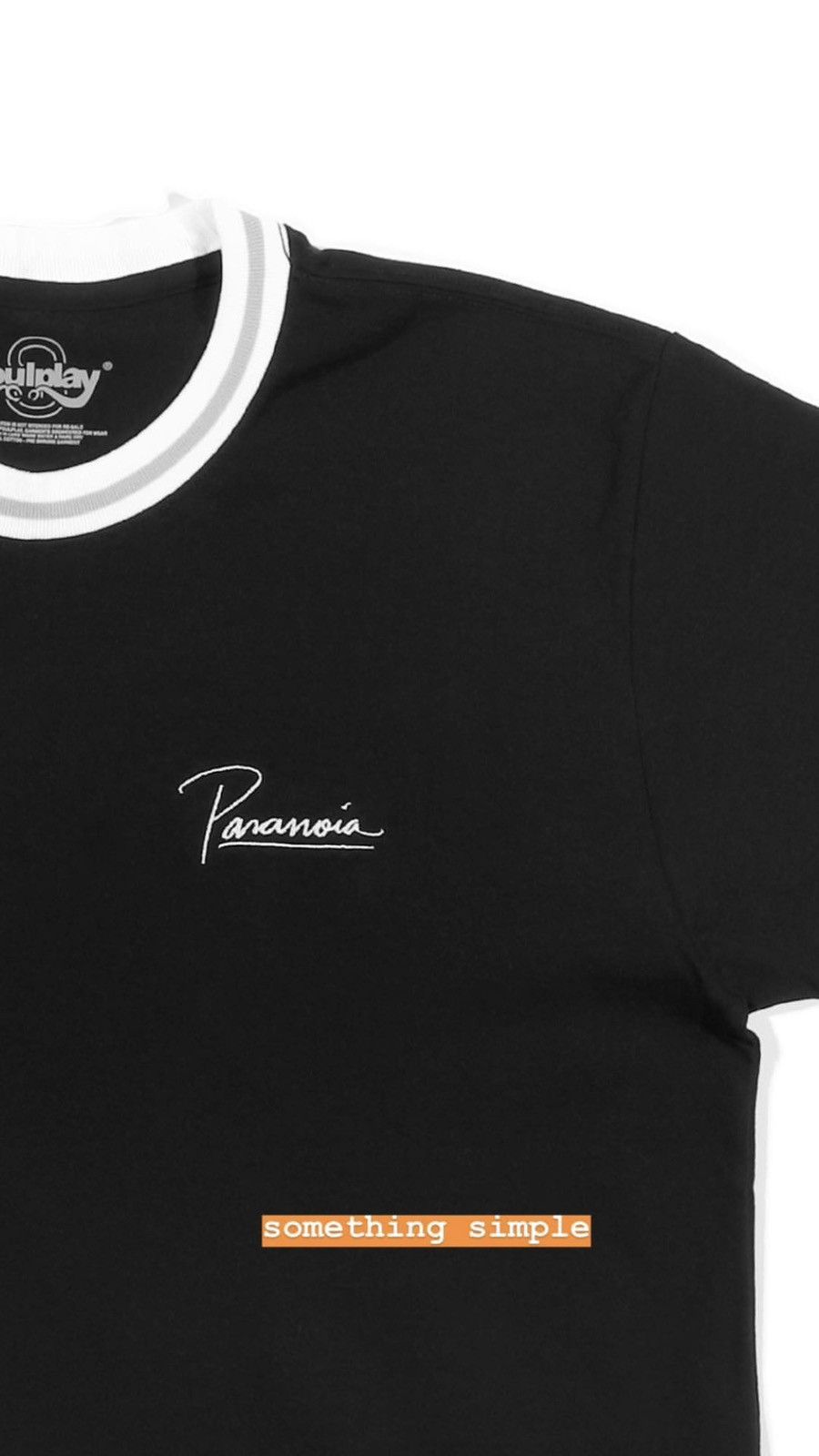 Foulplay Company Foulplay Paranoia Short Sleeve Top - Black/White Size US L / EU 52-54 / 3 - 2 Thumbnail