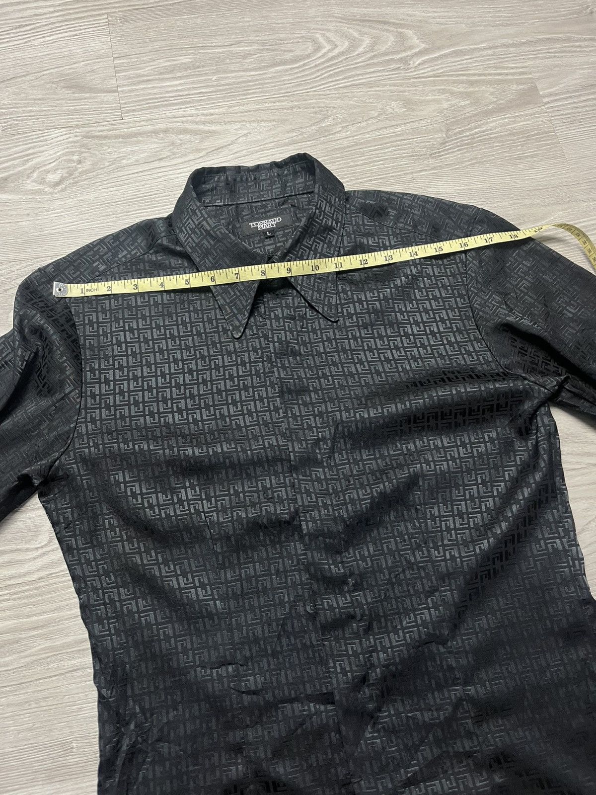 Tornado Mart Tornado Mart Monogram Black Shirt Size US M / EU 48-50 / 2 - 9 Thumbnail