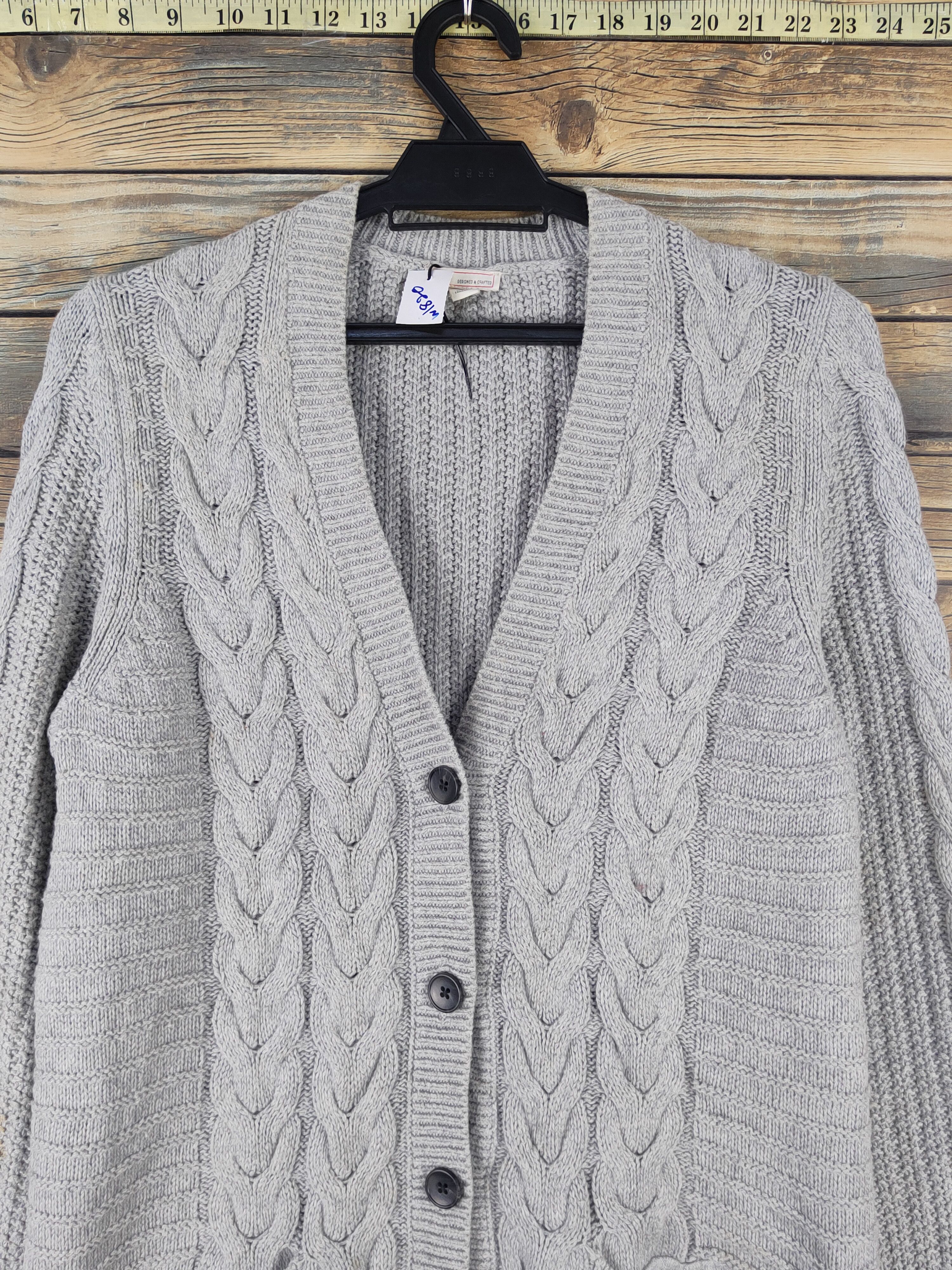 Aran Isles Knitwear Gap Gray Knitwear Cardigan #W1820 Size US S / EU 44-46 / 1 - 2 Thumbnail