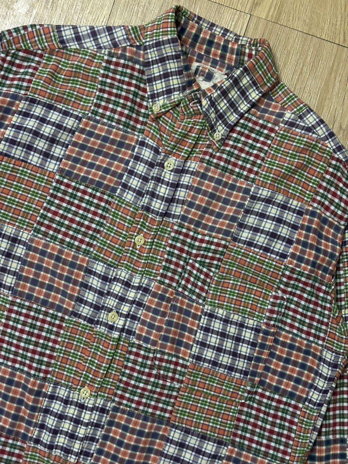 Japanese Brand PATCHWORK SHIRTS Size US M / EU 48-50 / 2 - 2 Thumbnail