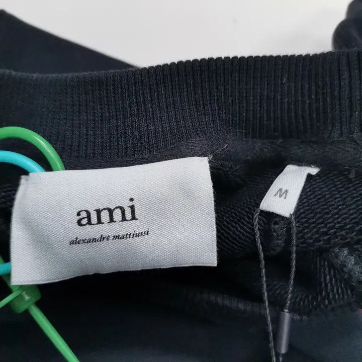 AMI AMIPARIS Black Heart Embroidered Sweatshirt -2507 Size US M / EU 48-50 / 2 - 5 Thumbnail
