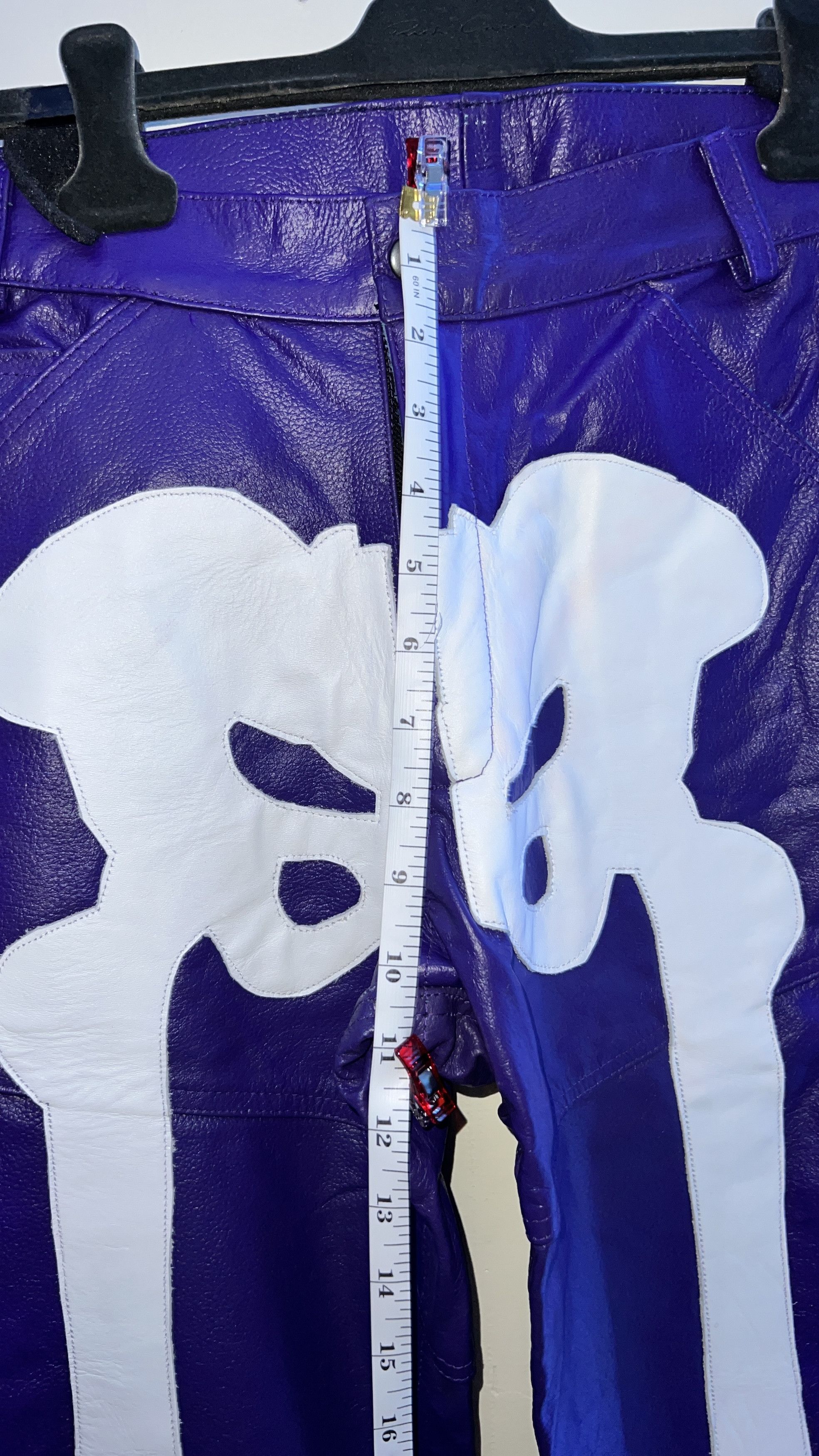 seeingDEADpeople seeingDEADpeople 100% LEATHER PANTS Size US 33 - 8 Thumbnail