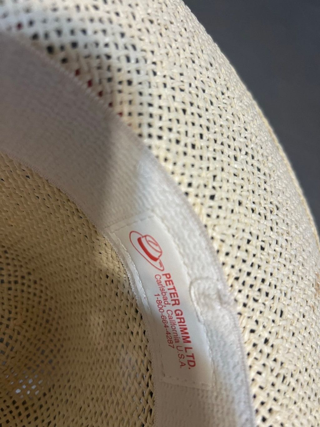 Other Peter Grimm Ltd. Beige Straw Hat with Green Floral Band Size ONE SIZE - 7 Thumbnail