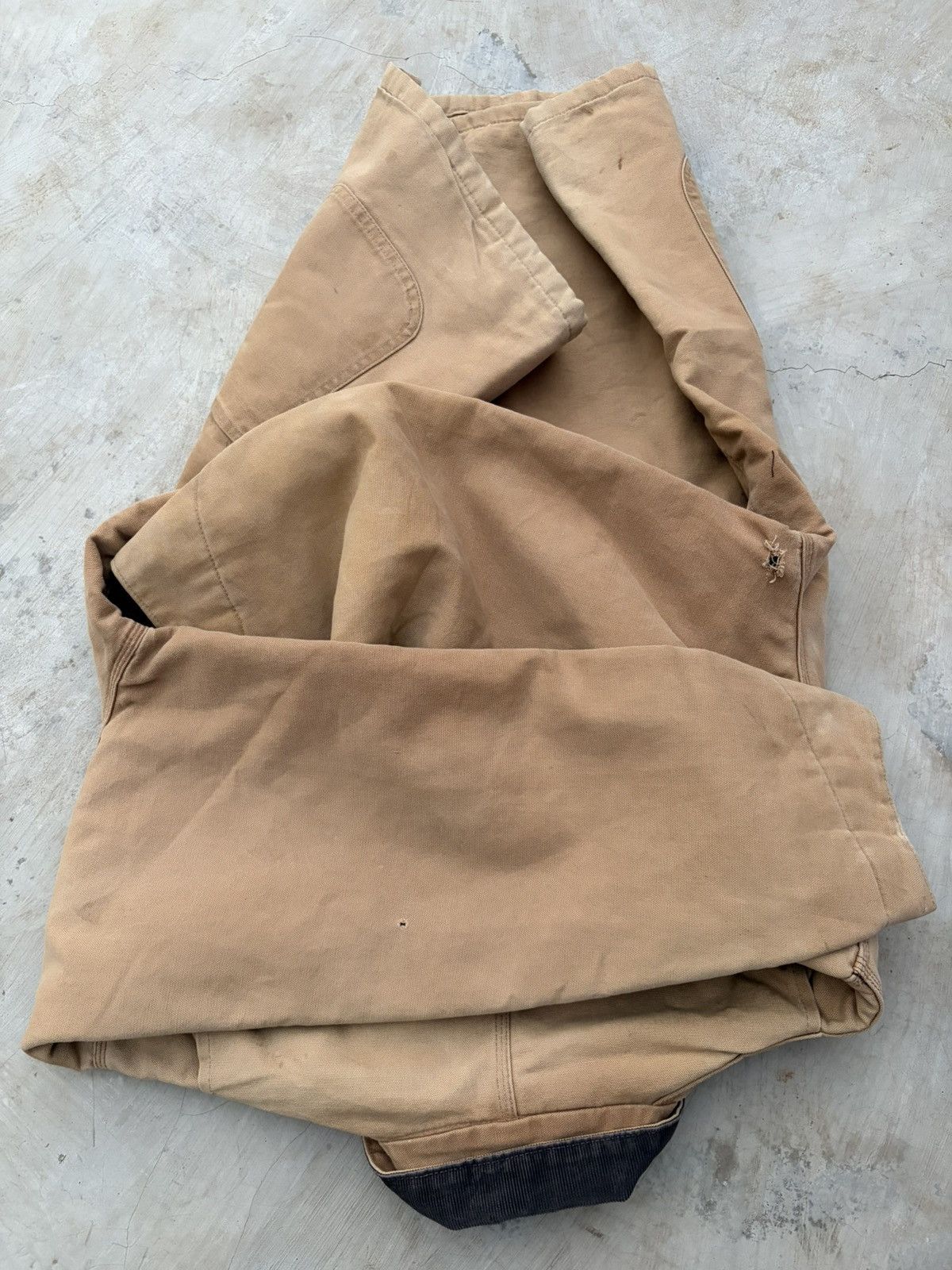 Carhartt Vintage Faded 80s Carhartt Chore Coat Jacket Size US XL / EU 56 / 4 - 8 Thumbnail