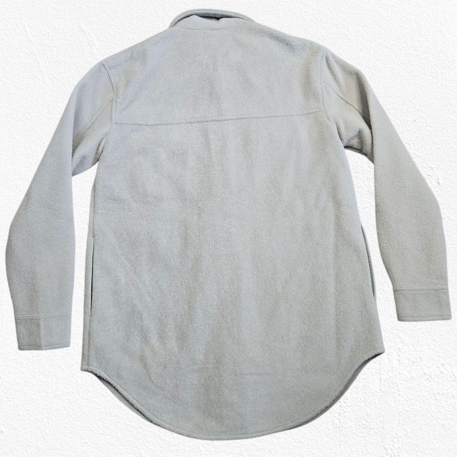 Nicole Miller Nicole Miller Sage Green Brushed Knit Shacket Size Small Size S / US 4 / IT 40 - 13 Thumbnail