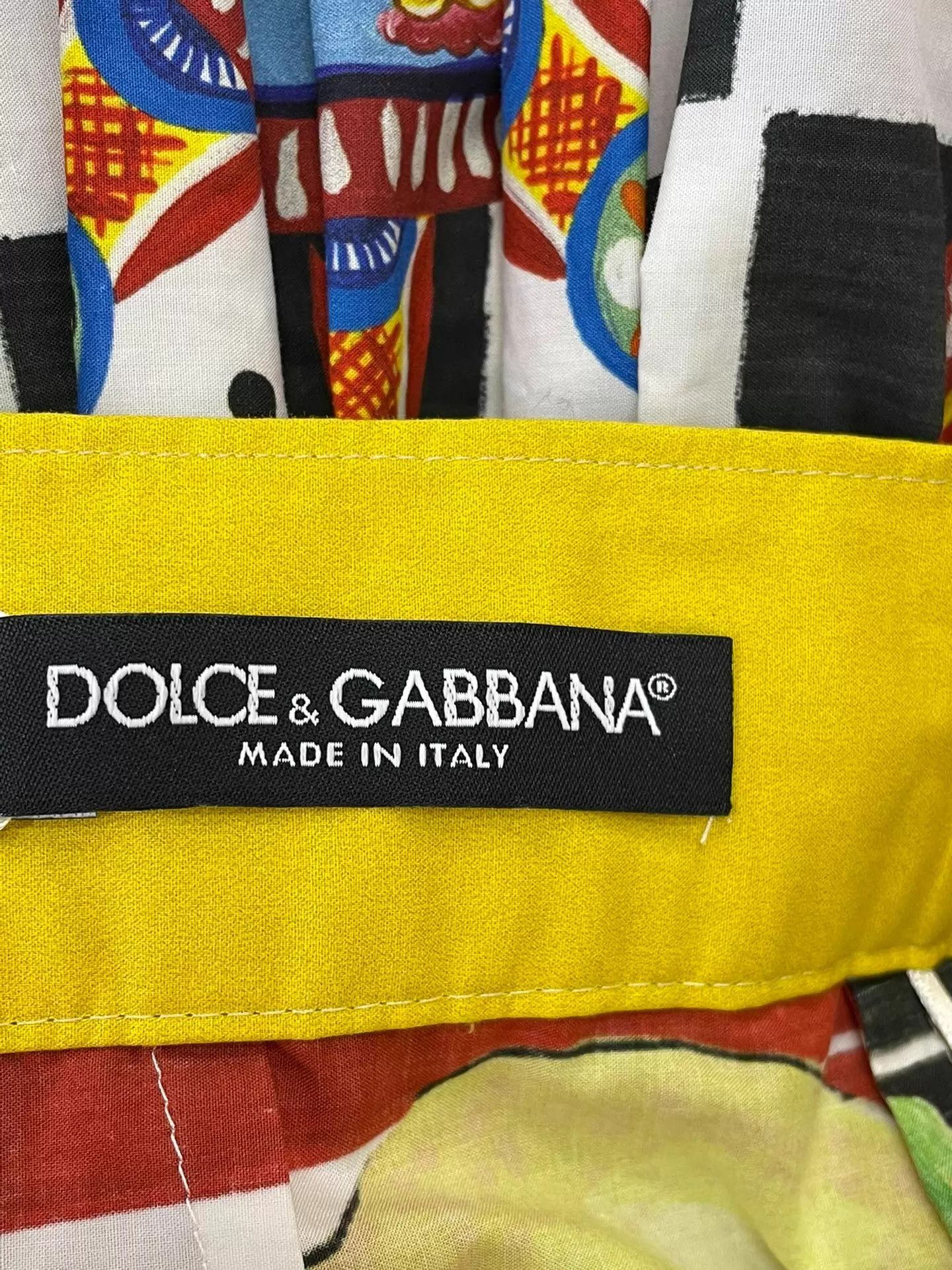 Dolce & Gabbana Dolce & Gabbana Lemon Soldier Print Skirt Size 42 New Size 28" / US 6 / IT 42 - 4 Thumbnail