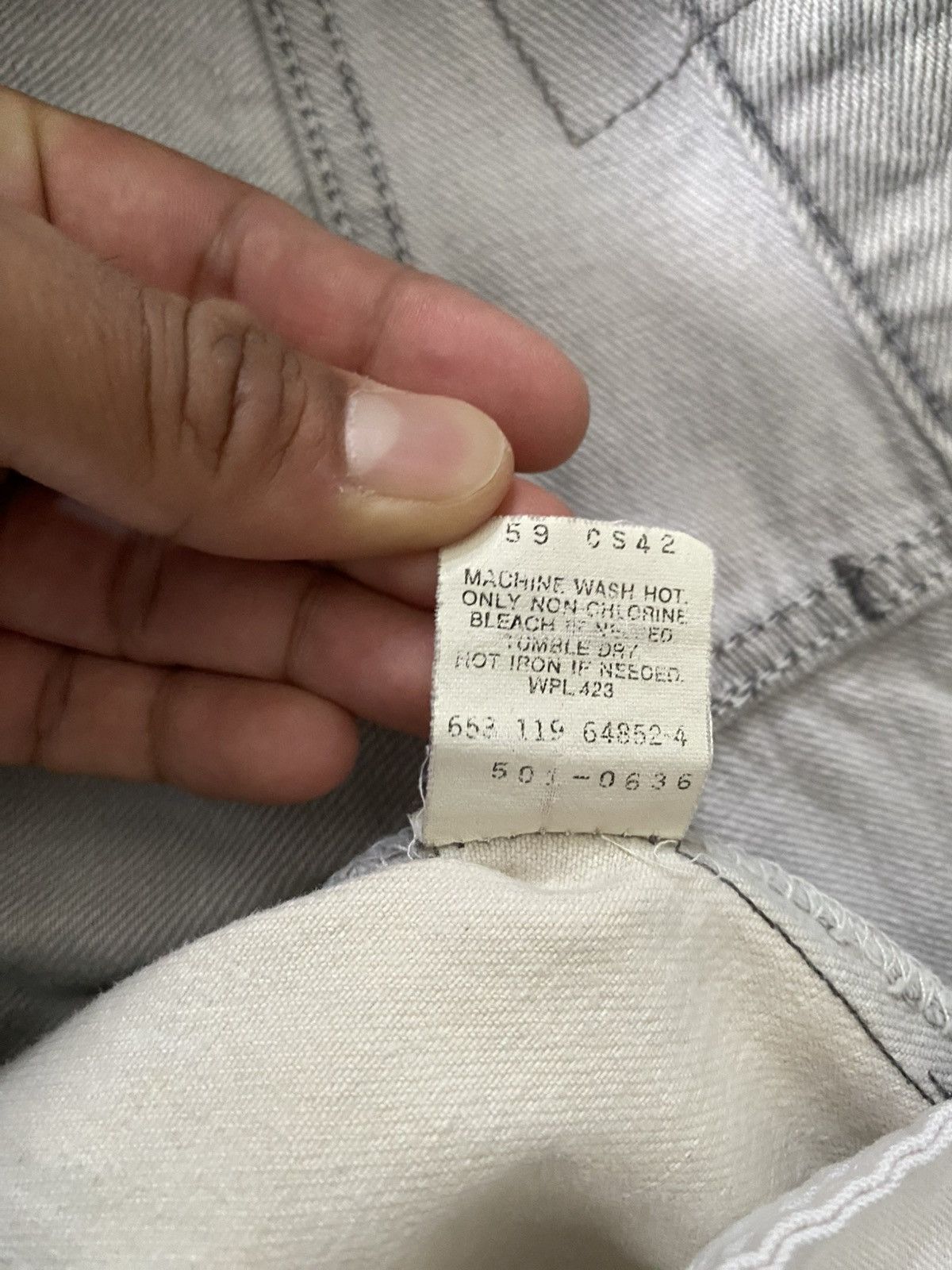 Levi's Levi’s Vintage 80s 90s 501 Mens Jeans Bleached and Faded Size US 30 / EU 46 - 6 Thumbnail