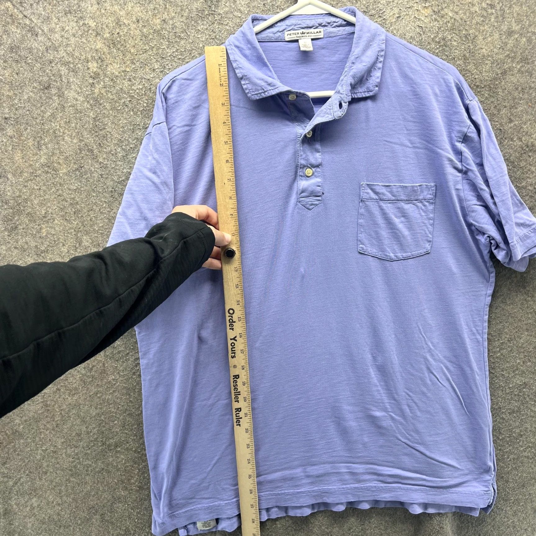 Peter Millar Peter Millar Polo Shirt Mens M Blue Pima Cotton Pocket Tailored Fit Casual Shirt Mens Size US M / EU 48-50 / 2 - 6 Thumbnail