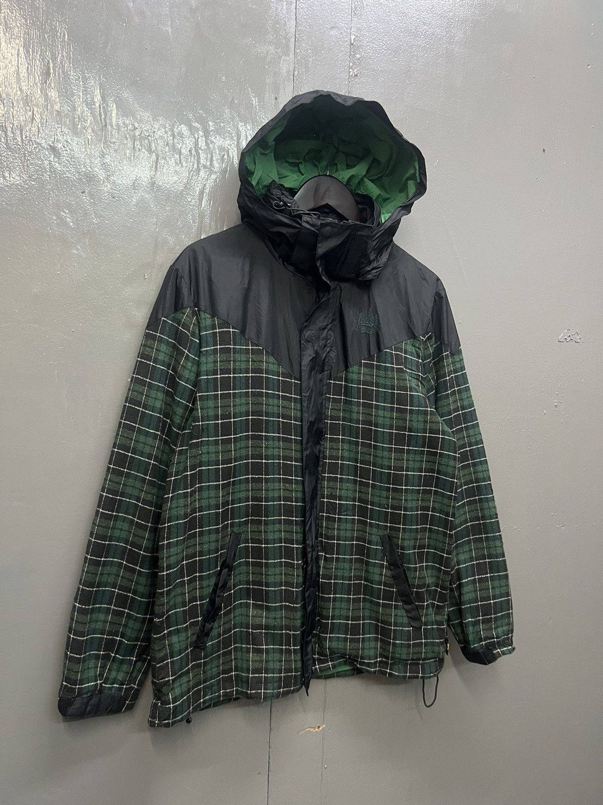 Japanese Brand Cotton Hoodie With Nylon Lining Jacket Size US XL / EU 56 / 4 - 4 Thumbnail