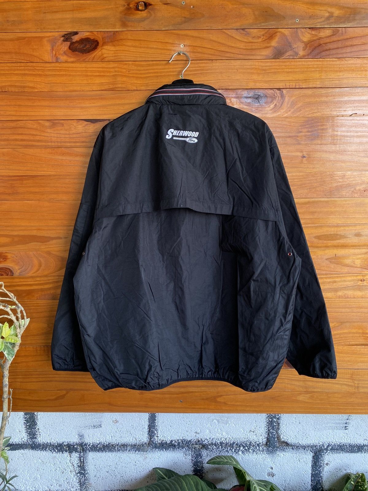 Vintage Choko Authentics Sherwood Ford Black Jacket Vintage Outdoor Size US XL / EU 56 / 4 - 9 Thumbnail