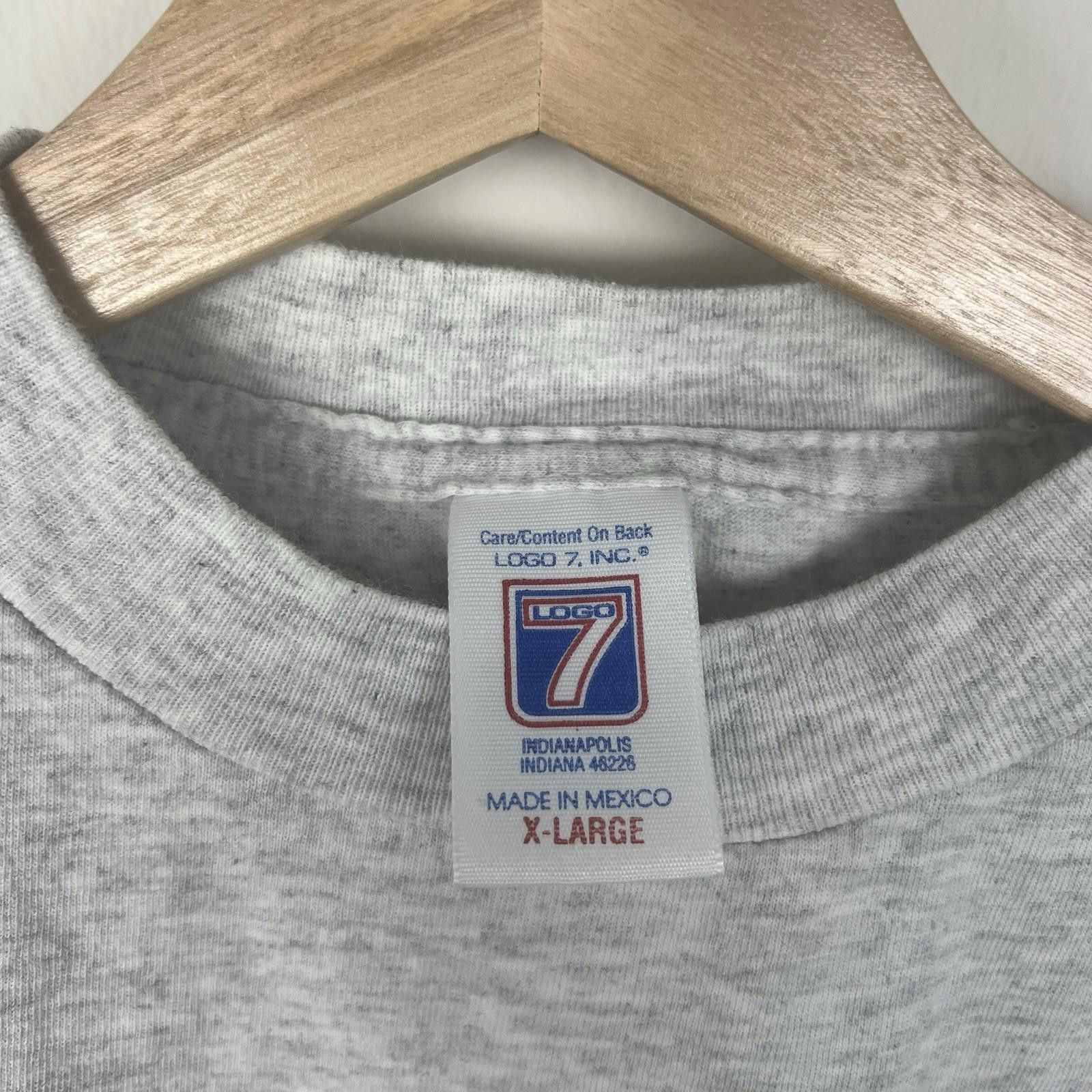 Logo 7 Vintage 90s Green Bay Packers NFL Football Gray T Shirt XL Size US XL / EU 56 / 4 - 3 Thumbnail
