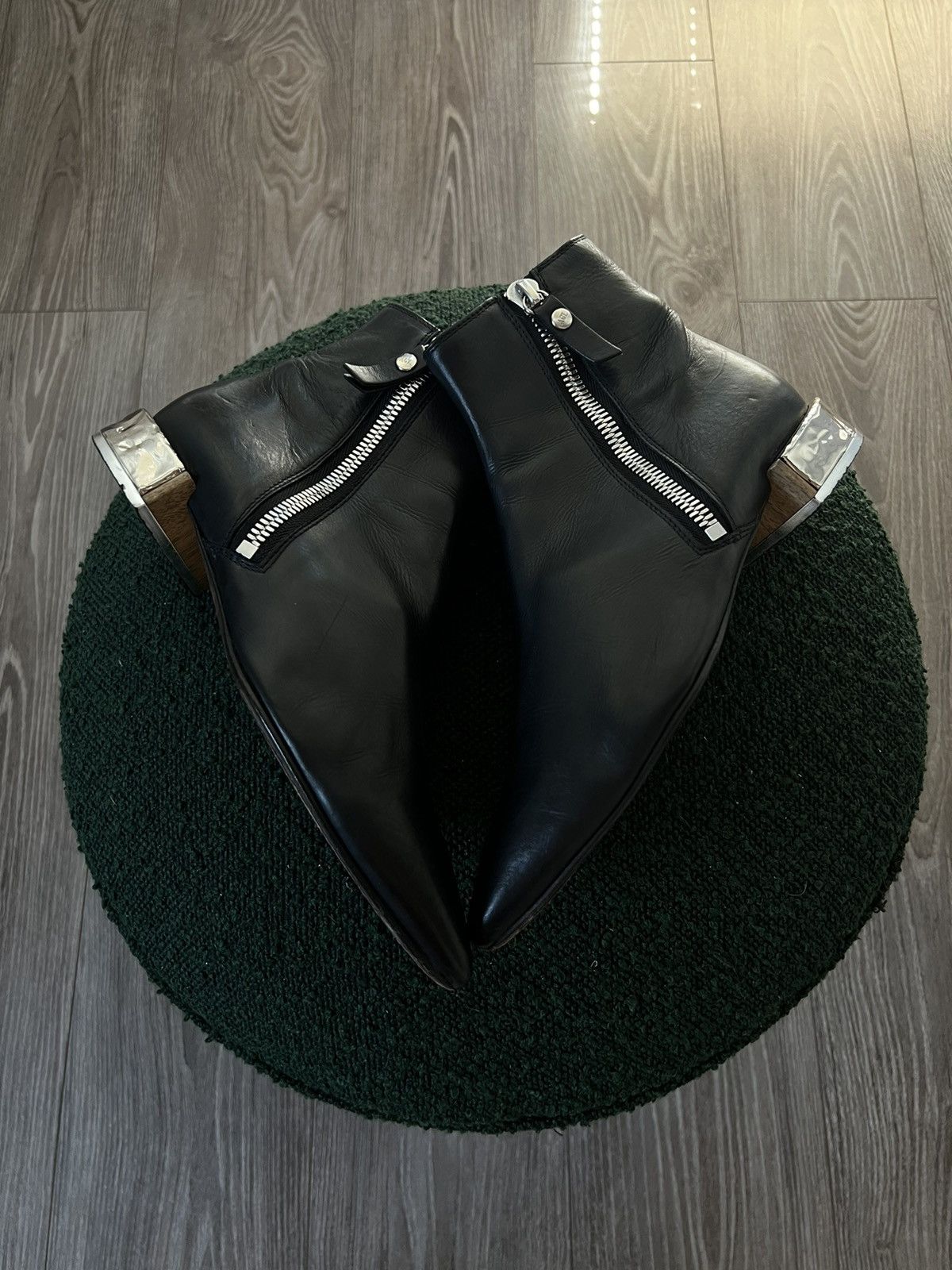AGL × Designer ‼️Designer AGL Vero Cuoio Made in Italy NWT Pointed Toe Boots Size US 7 / IT 37 - 7 Thumbnail