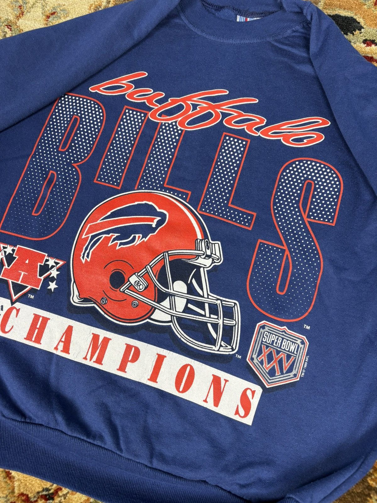 NFL × Vintage Vintage Buffalo Bills Crewneck 1989 Size US M / EU 48-50 / 2 - 4 Thumbnail
