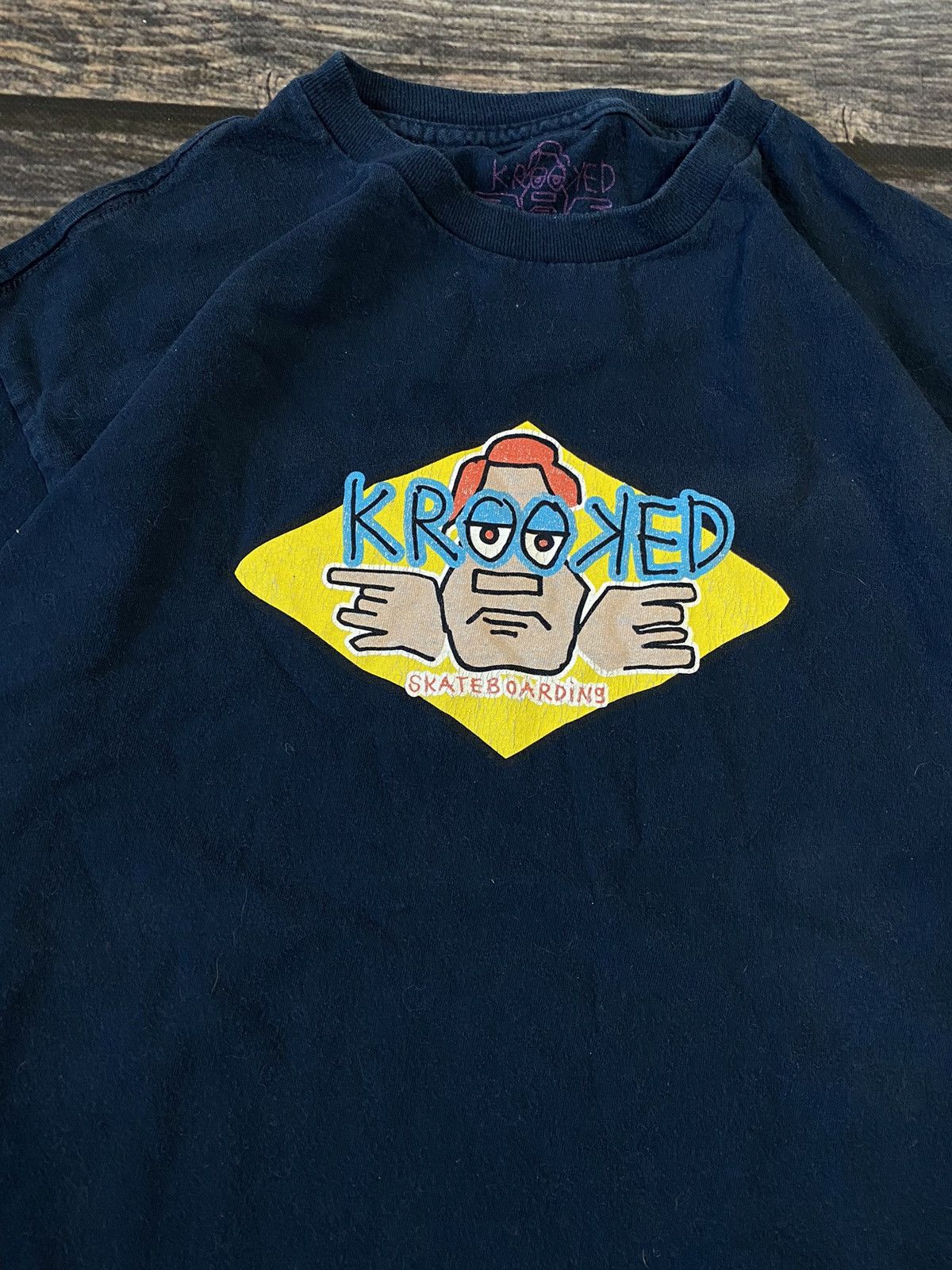 Krooked Krooked skate tee vintage y2k Size US M / EU 48-50 / 2 - 2 Thumbnail