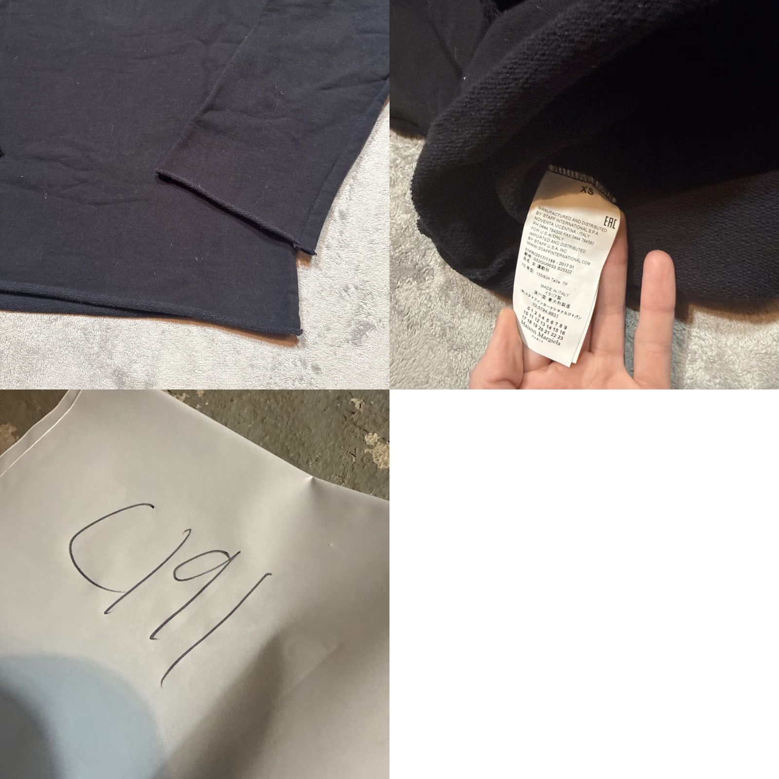 Maison Margiela MM6 Maison Margiela Sweatshirt Mens Size XS Black Size US XS / EU 42 / 0 - 8 Thumbnail