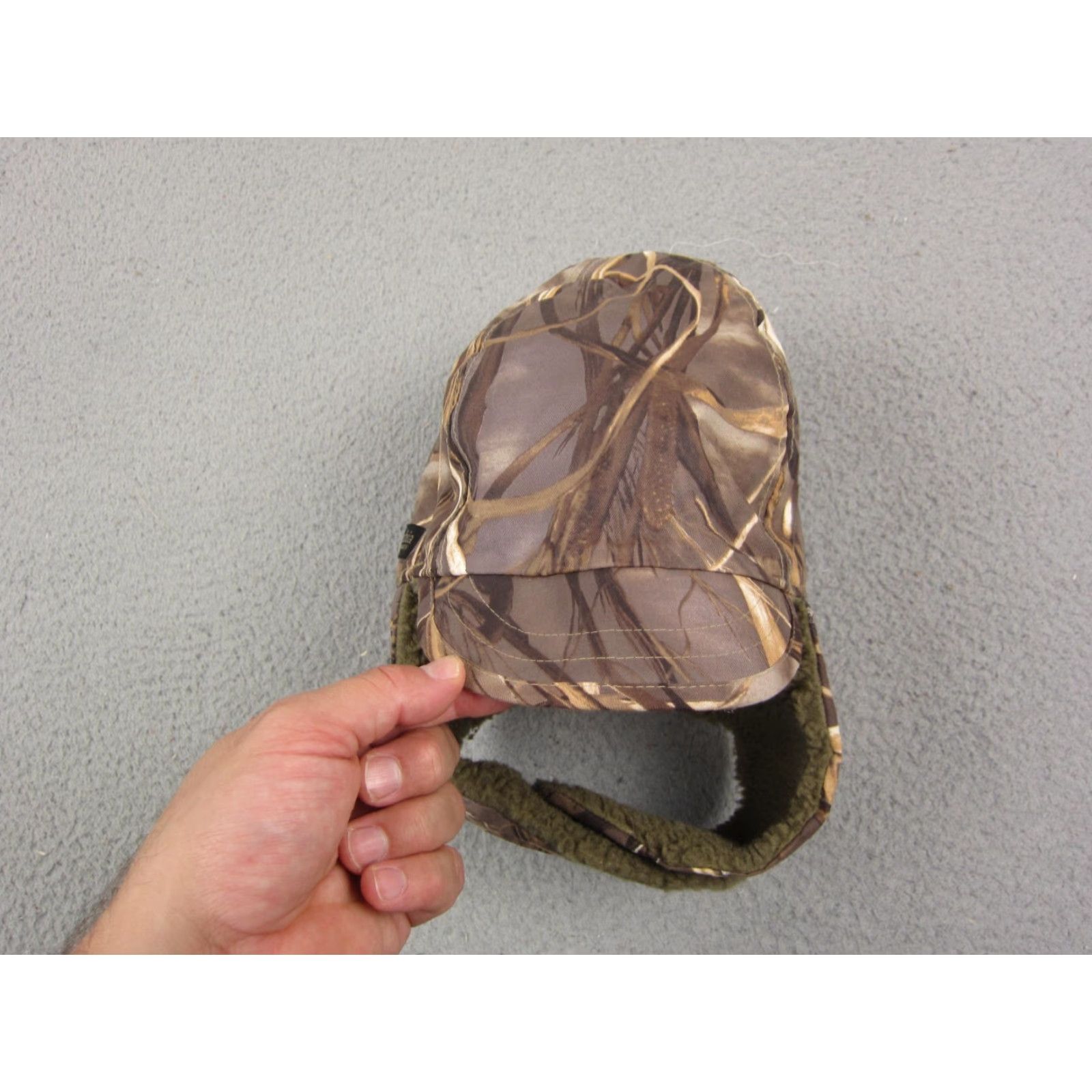 Realtree Columbia Hat Mens Small-Medium Brown Camo Realtree Sherpa Fleece Ear Flap Adult Size US S / EU 44-46 / 1 - 2 Thumbnail