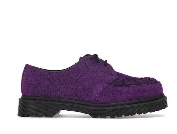 image of Dr. Martens X Supreme Ramsey Creeper (M4W5/uk3) Shoes in Purple, Women's