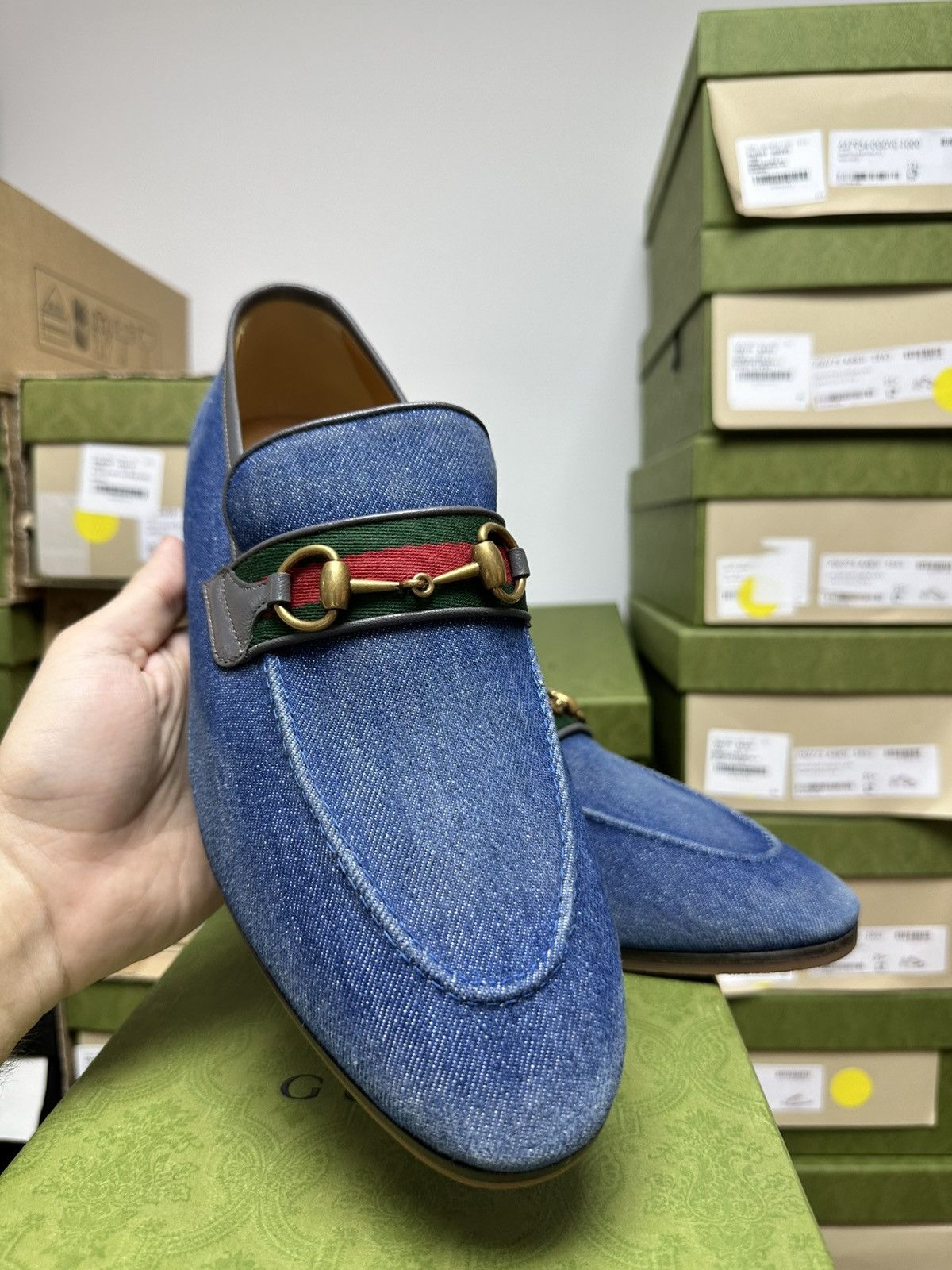 Gucci Gucci Loafer 'Denim Blue' RETAIL 950$*** - 13 US Size US 12.5 / EU 45-46 - 3 Thumbnail