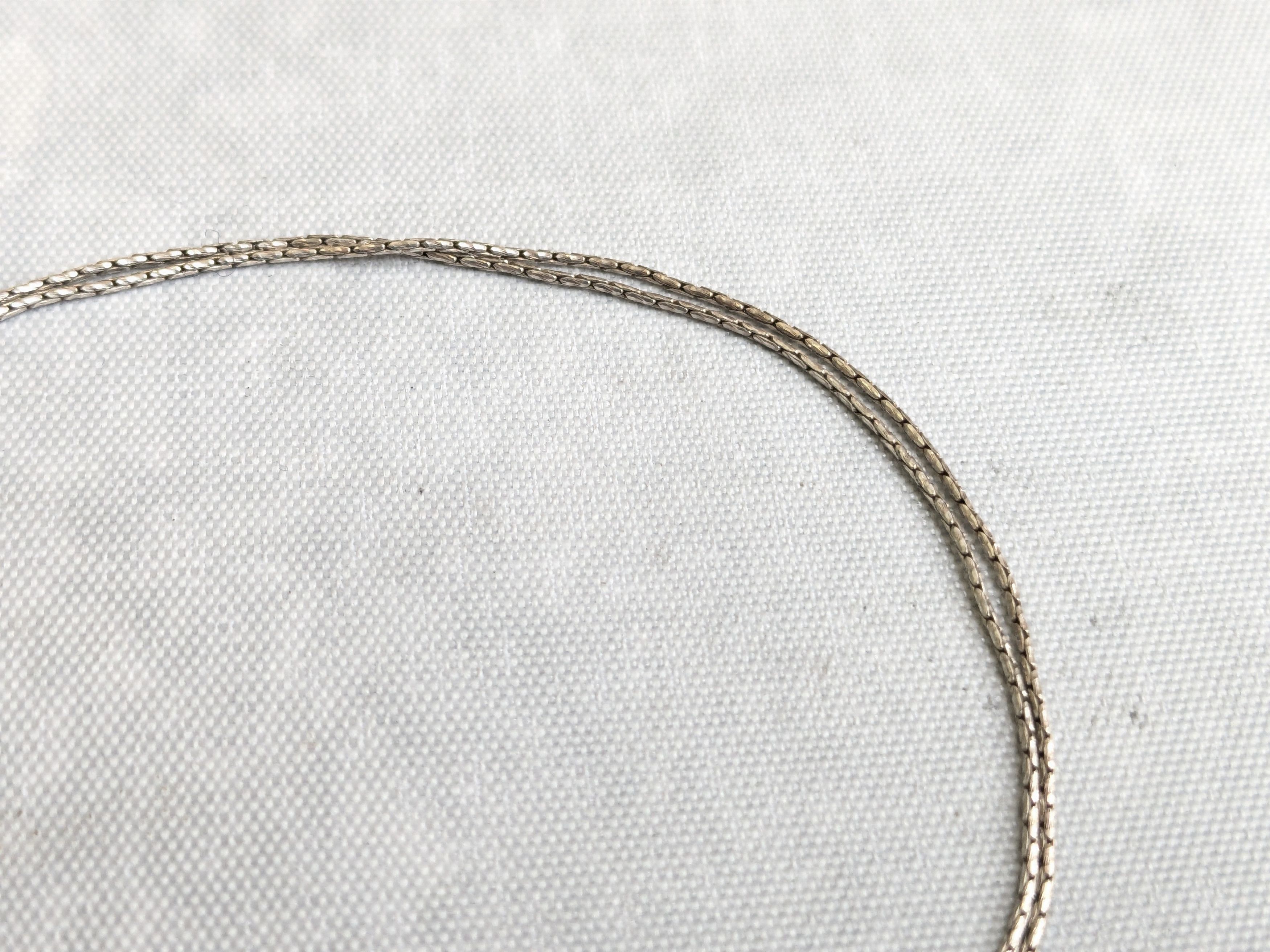 Jewelry Sterling Silver Necklace 18' Chain Size ONE SIZE - 7 Thumbnail