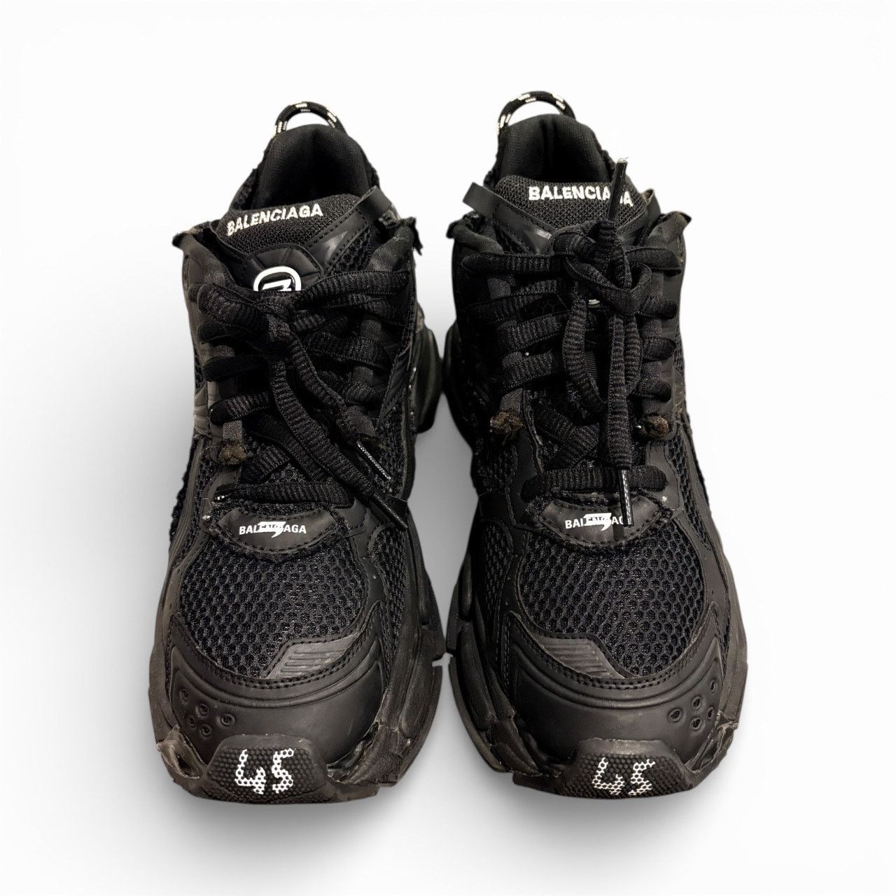 Balenciaga Balenciaga Runner Black Sneakers | Size 45EU(12US) Size US 12 / EU 45 - 4 Thumbnail
