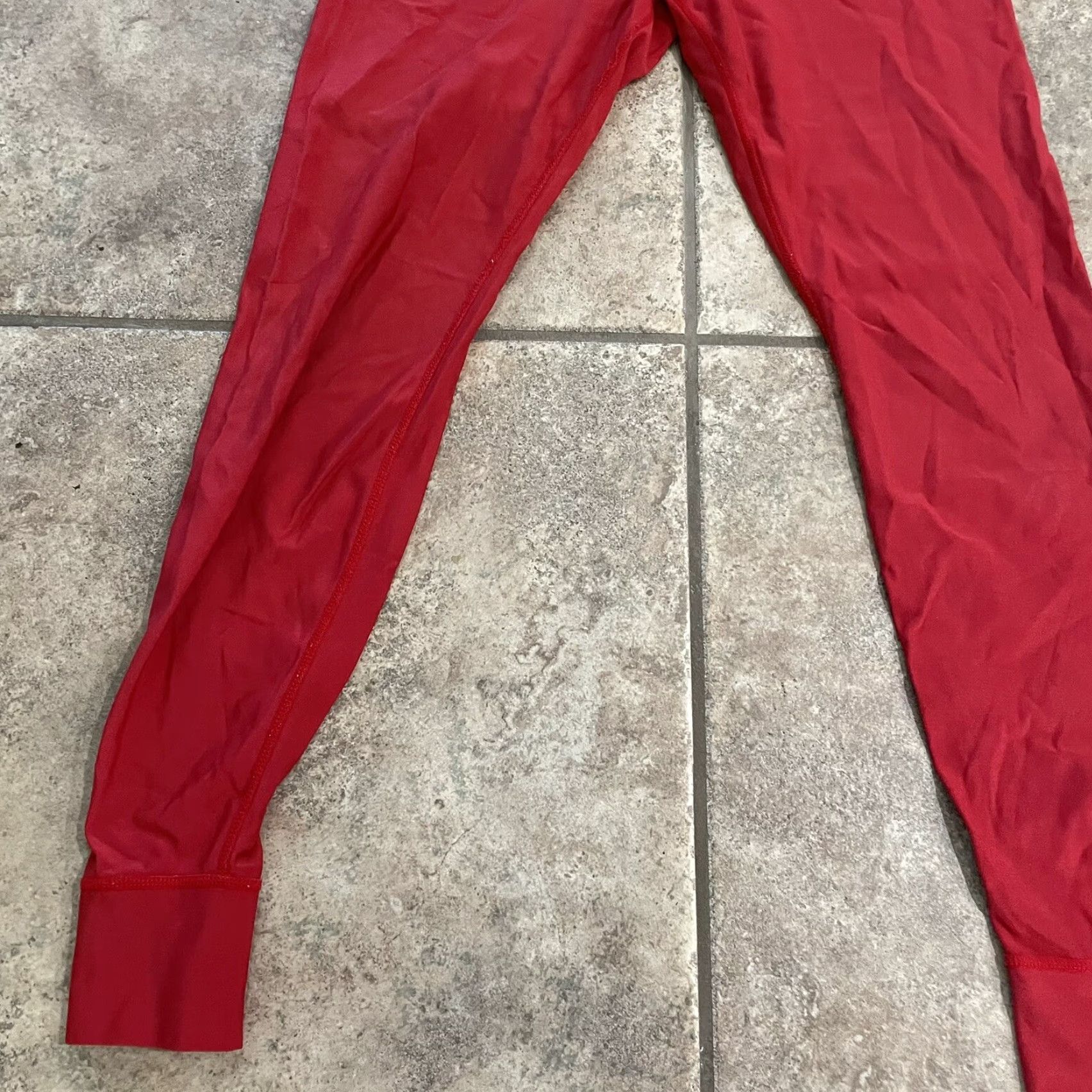 Patagonia VINTAGE Patagonia pants Womens M Red Nylon Athletic Compression USA Made in USA Size 32" / US 10 / IT 46 - 3 Thumbnail