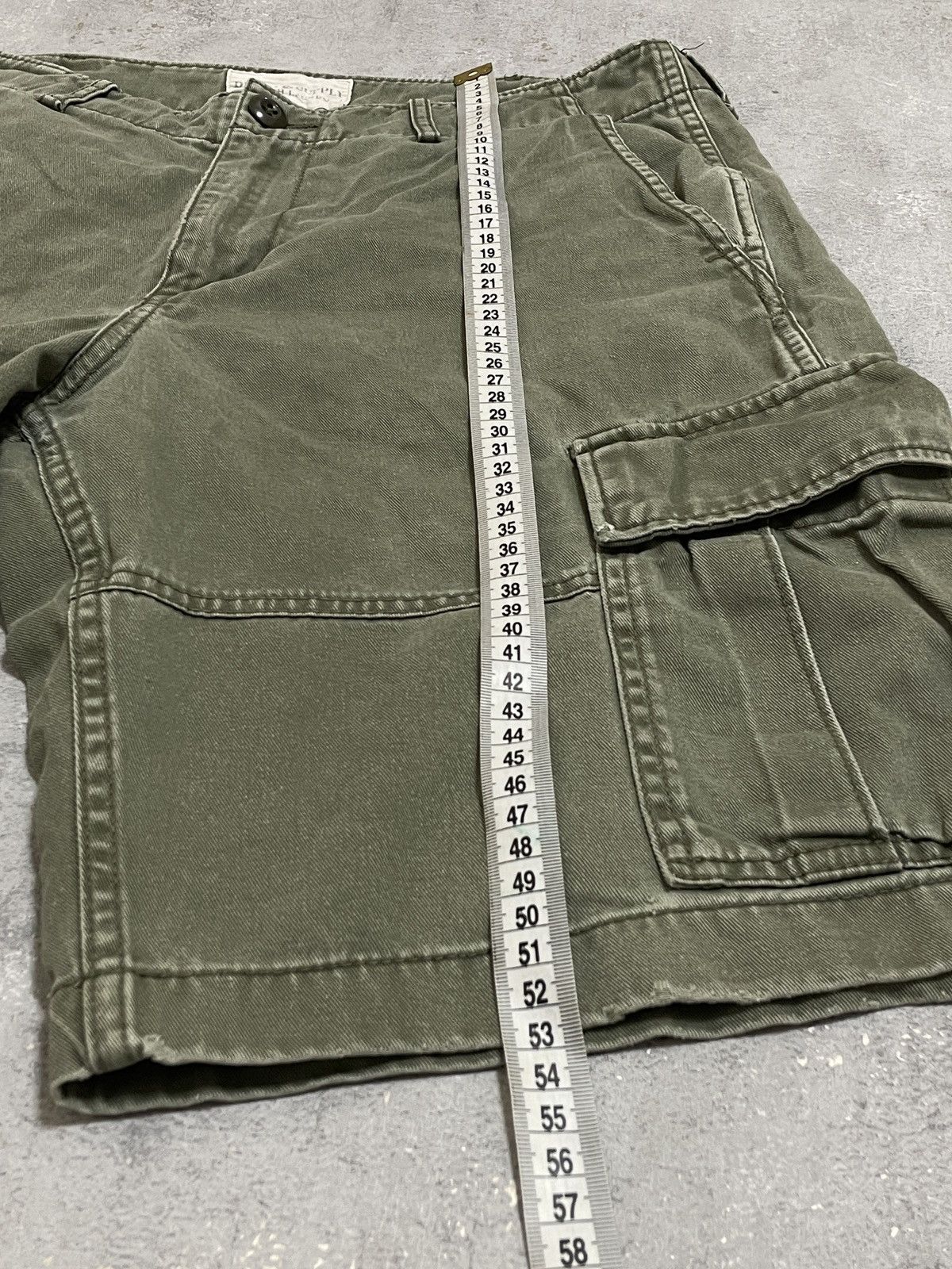Denim & Supply Ralph Lauren Denim & Supply Ralph Lauren Green Washed Distressed Shorts Size US 30 / EU 46 - 17 Thumbnail