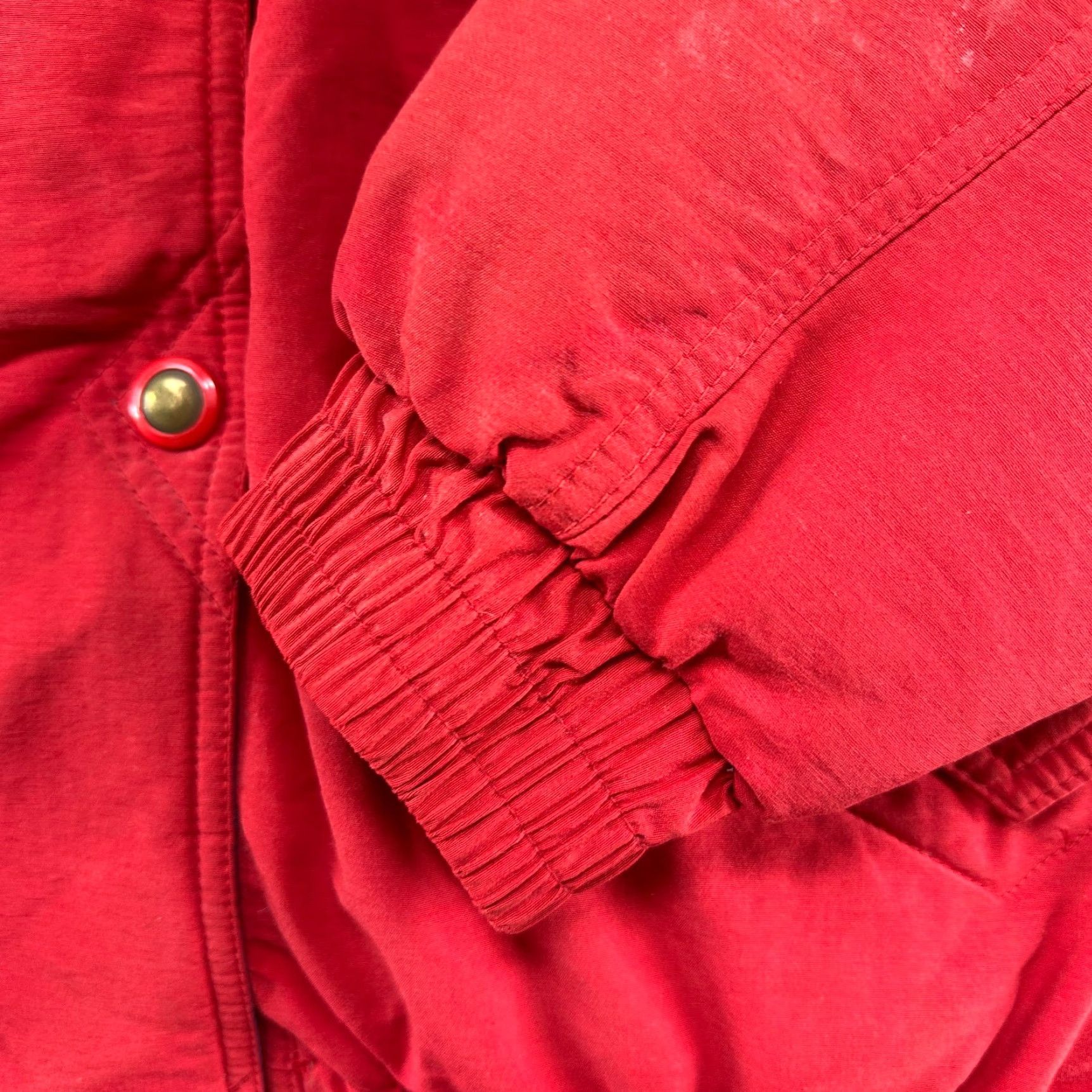 Eddie Bauer VINTAGE Eddie Bauer Coat Parka Women XL Red Down Full Zip 90s USA Goose Down Quilted Nylon Size XL / US 12-14 / IT 48-50 - 6 Thumbnail