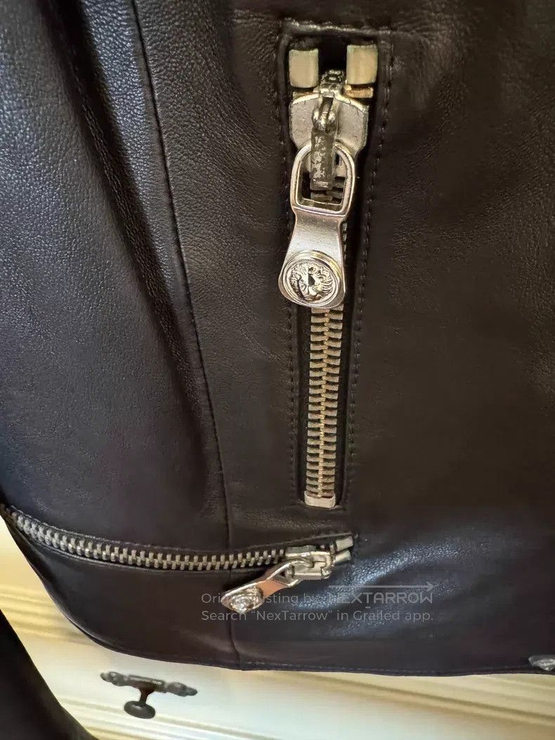 Versace Versace Black motorcycle leather jacket Size US M / EU 48-50 / 2 - 6 Thumbnail