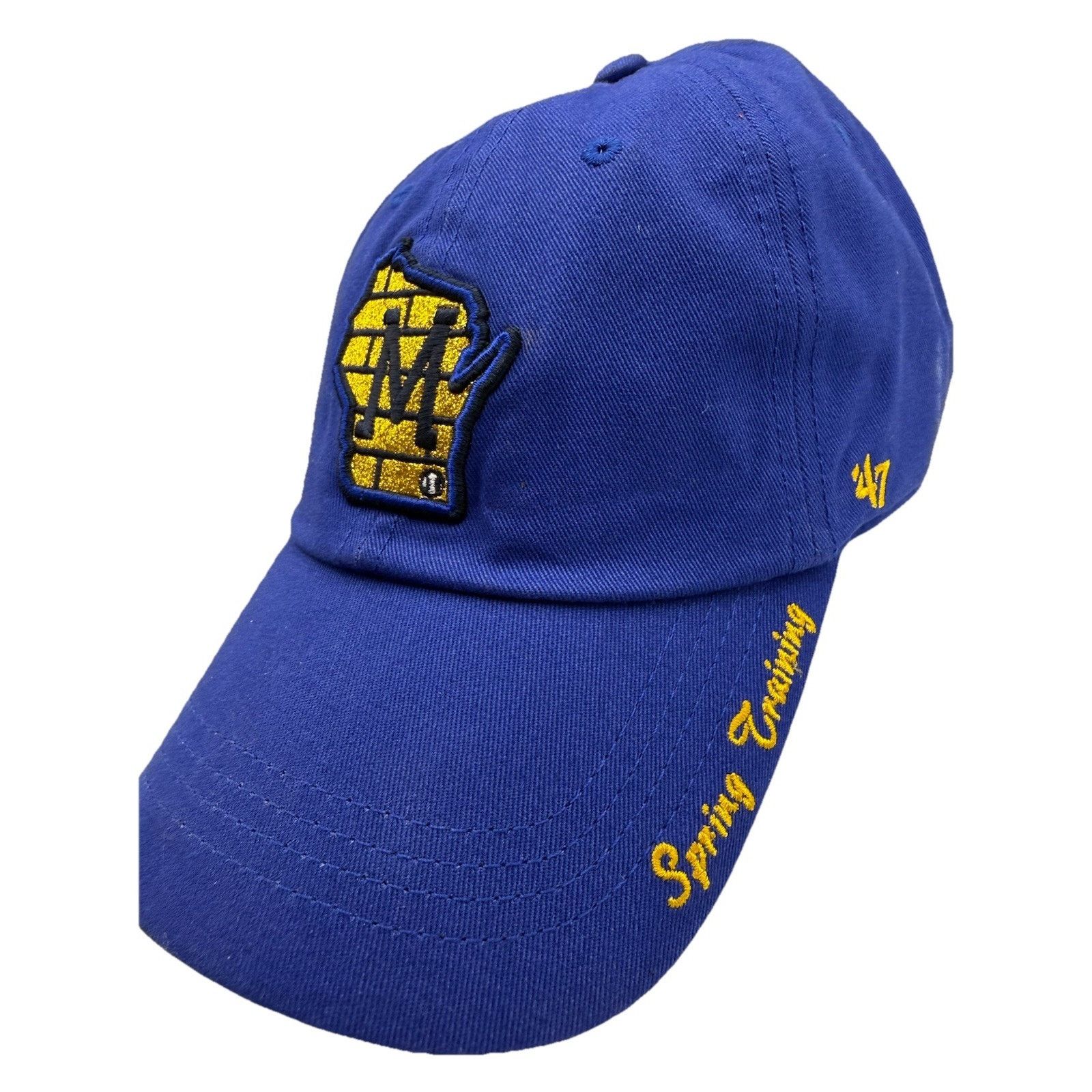 47 Brand New ‘47 Brand Milwaukee Brewers Strapback MLB Hat Retro Size ONE SIZE - 1 Thumbnail