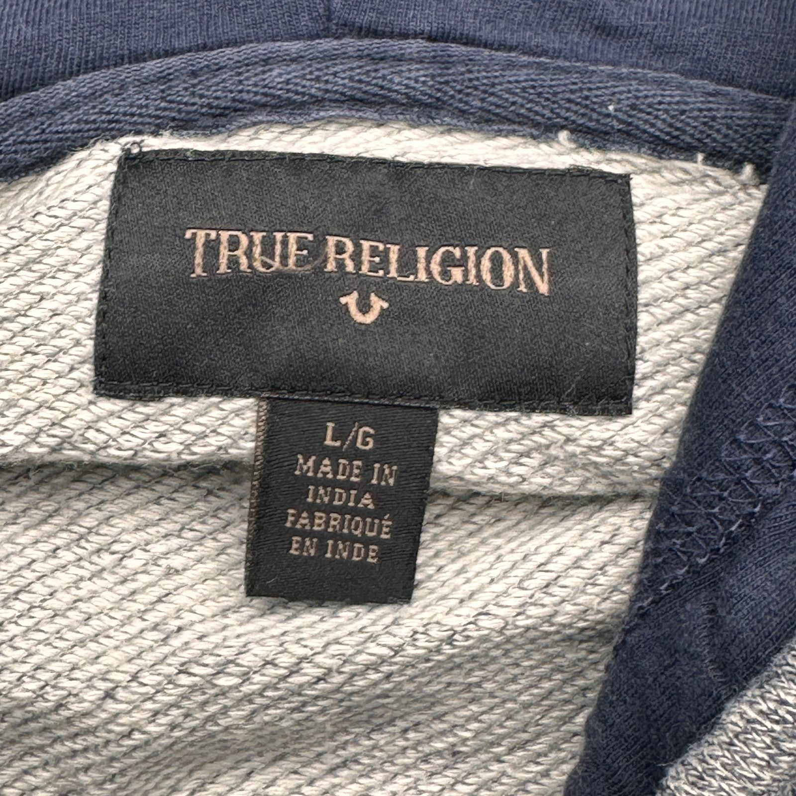 True Religion True Religion Heathered Zip Hoodie Sweatshirt Jacket Mens L Size US L / EU 52-54 / 3 - 3 Thumbnail