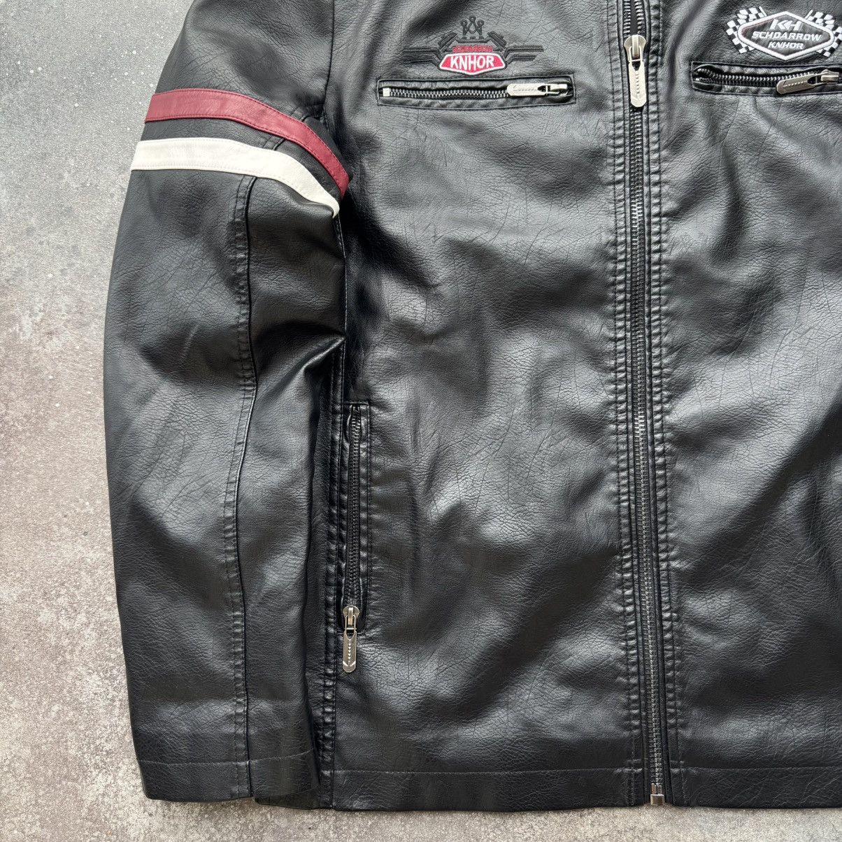 Hysteric Glamour Moto Racing Vintage Y2K Faux Leather Jacket Size US M / EU 48-50 / 2 - 11 Thumbnail