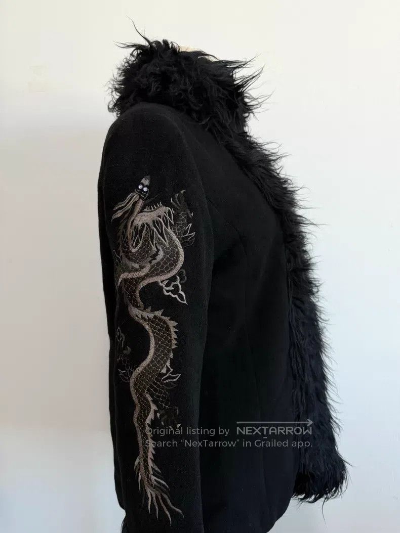 Vivienne Tam Vivienne Tam Dragon embroidery, fur collar, top Size S / US 4 / IT 40 - 3 Thumbnail