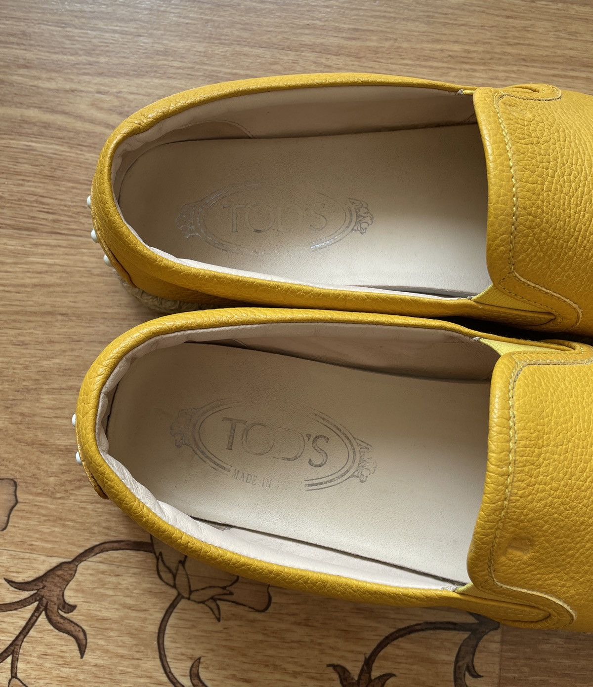 Tod's Tod’s Slip Ons in Yellow, Women’s Leather espadrilles Size US 10 / IT 40 - 17 Thumbnail