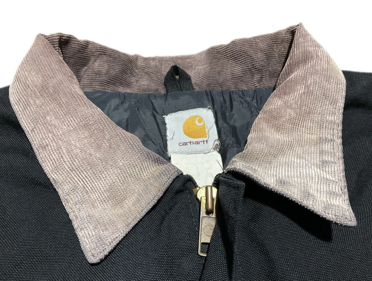 Carhartt 🔥Faded Vintage Carhartt Detroit Jacket Corduroy Collar Size US XL / EU 56 / 4 - 5 Thumbnail