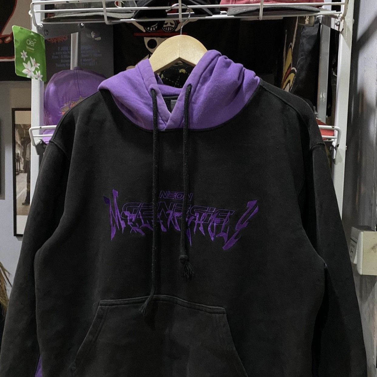 Anime UNGLAYER Neon Genesis Melancholy Two-Tone Anime Hoodie Size US S / EU 44-46 / 1 - 3 Thumbnail