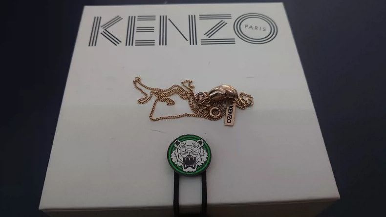 Kenzo KENZO Golden cat paw necklace for men and women Size ONE SIZE - 3 Thumbnail