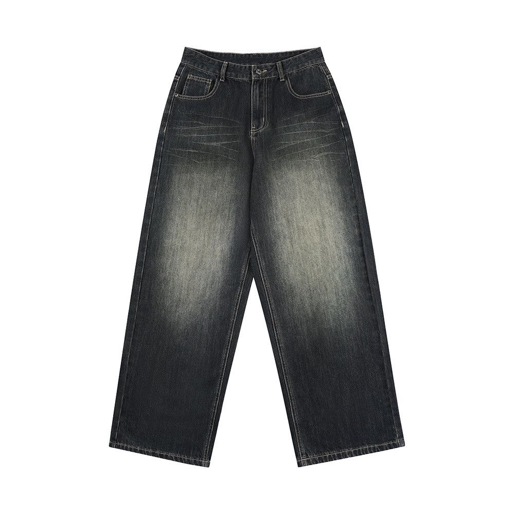 Japanese Brand Punk Retro Washed Wide-Leg Men's Vibe Jeans Size US 32 / EU 48 - 5 Thumbnail