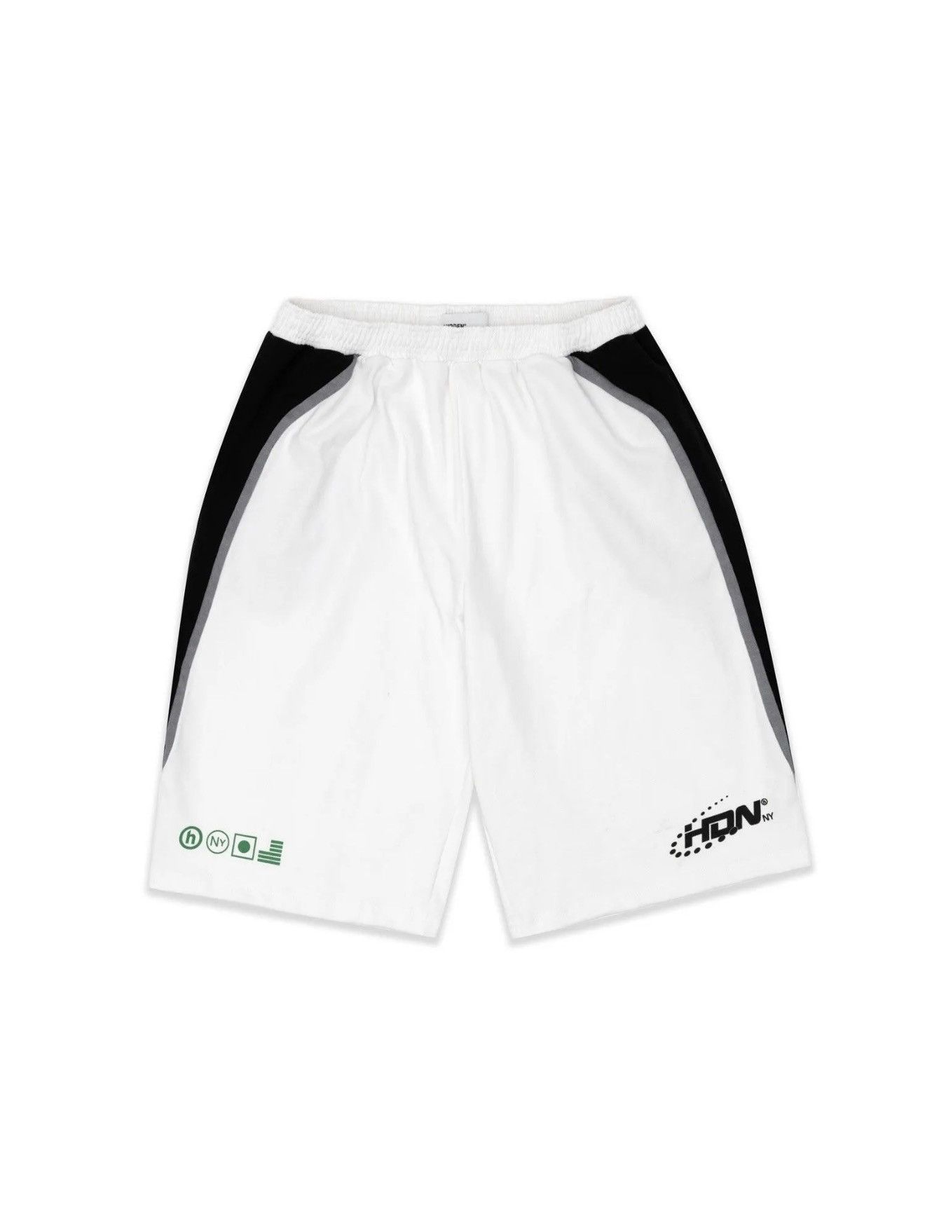 HIDDEN Hidden NY Paneled Jersey Shorts Size US 34 / EU 50 - 1 Thumbnail