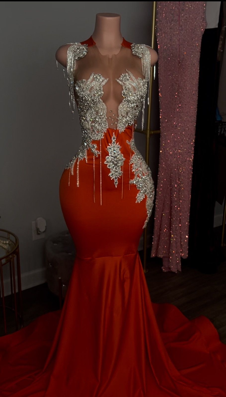 Other Orange Prom Dress Size M / US 6-8 / IT 42-44 - 2 Thumbnail