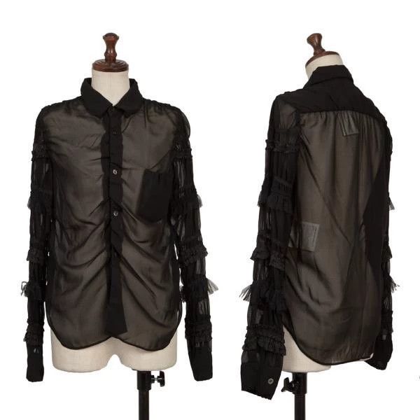 Comme des Garcons Comme Des Garcons Black Vintage See-Through Shirt Size S / US 4 / IT 40 - 1 Thumbnail