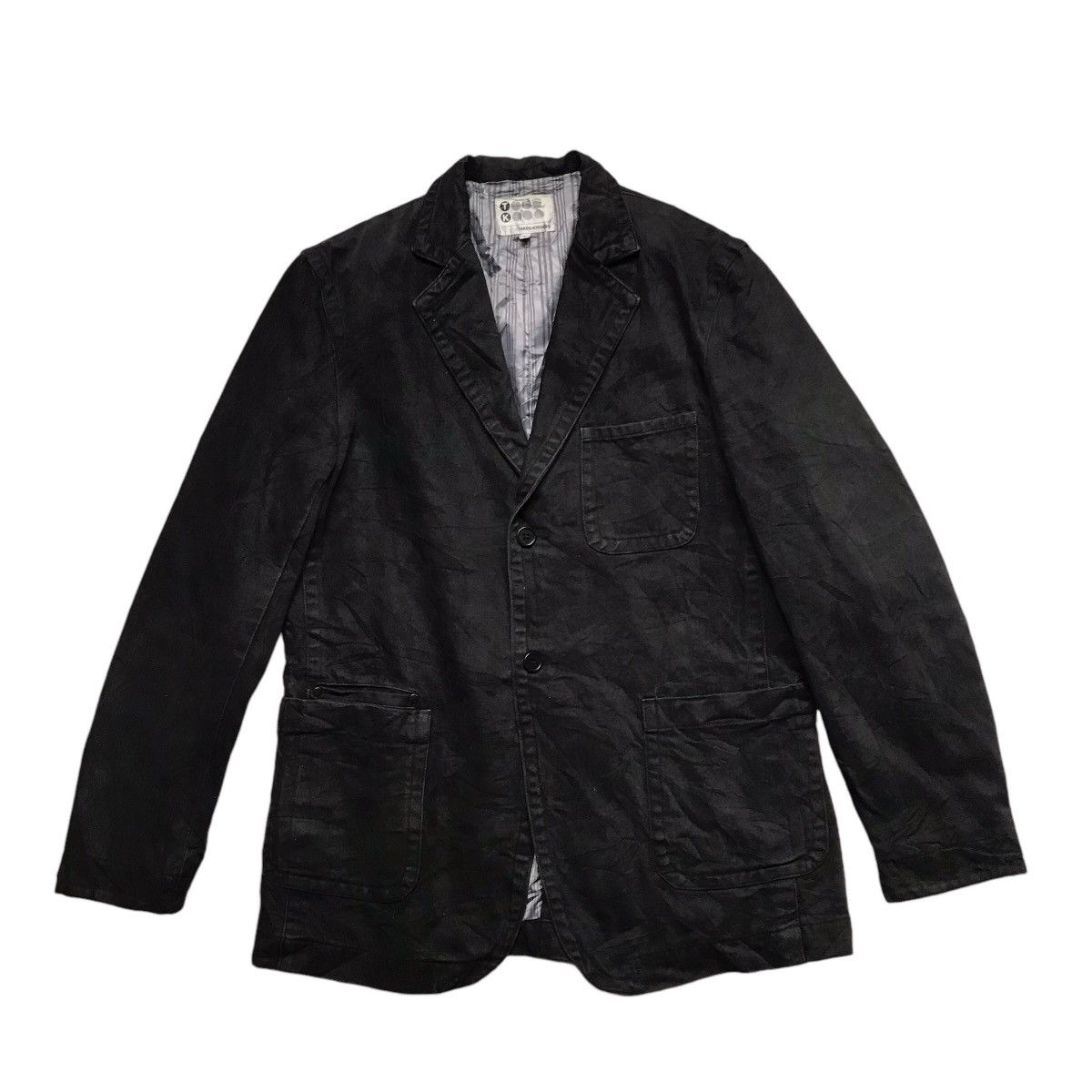 Japanese Brand × Takeo Kikuchi VINTAGE TAKEO KIKUCHI JAPANESE WORKERS COAT JACKET Size US M / EU 48-50 / 2 - 1 Thumbnail