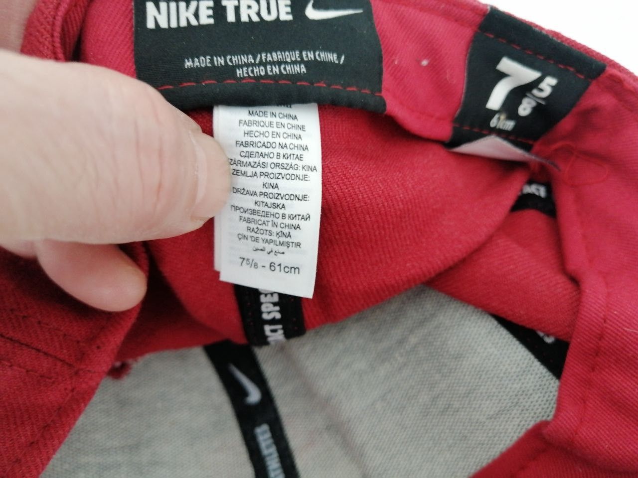 Nike × Vintage Nike FCB Auth True Cap Size 7 5/8 61 cm Size ONE SIZE - 6 Thumbnail