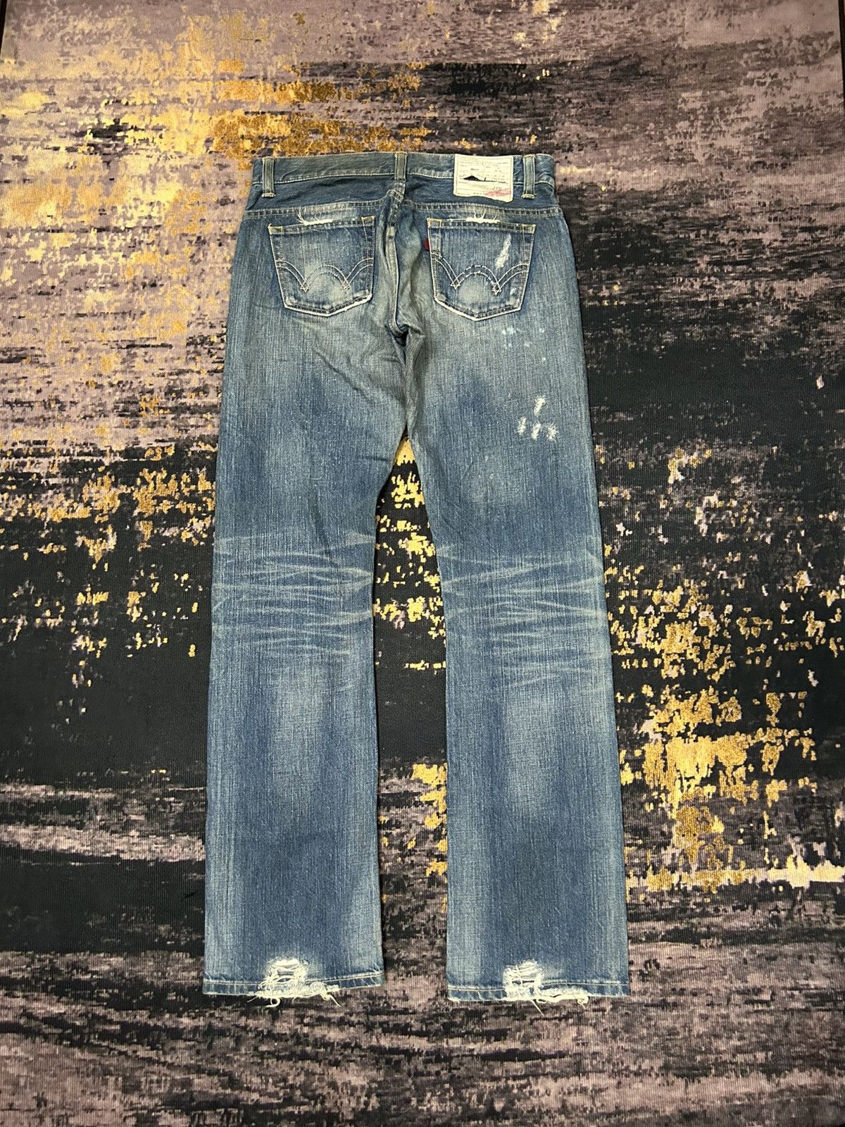 Hysteric Glamour Edwin Japan Studded Distressed Jeans Size US 32 / EU 48 - 1 Thumbnail